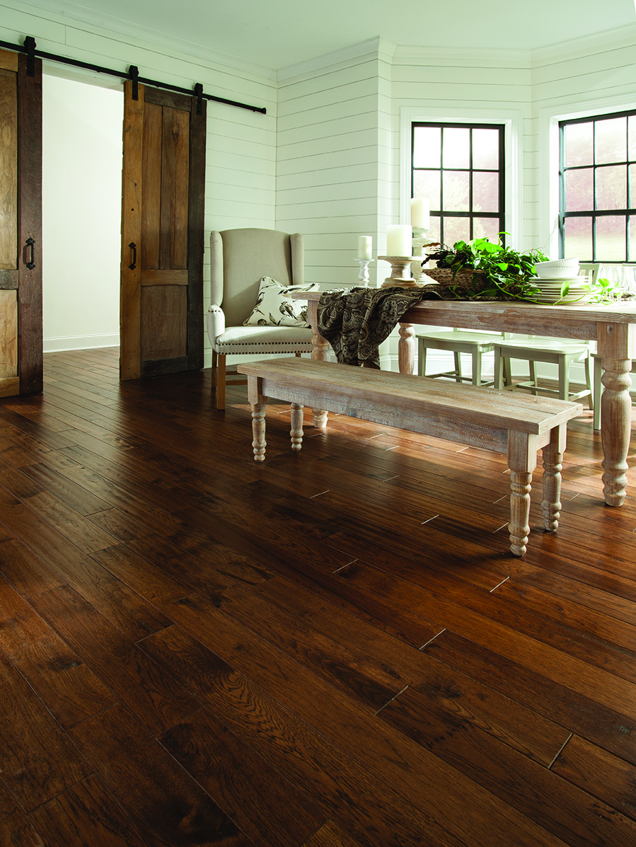 Chatelaine Solid Hickory Hardwood Provincial