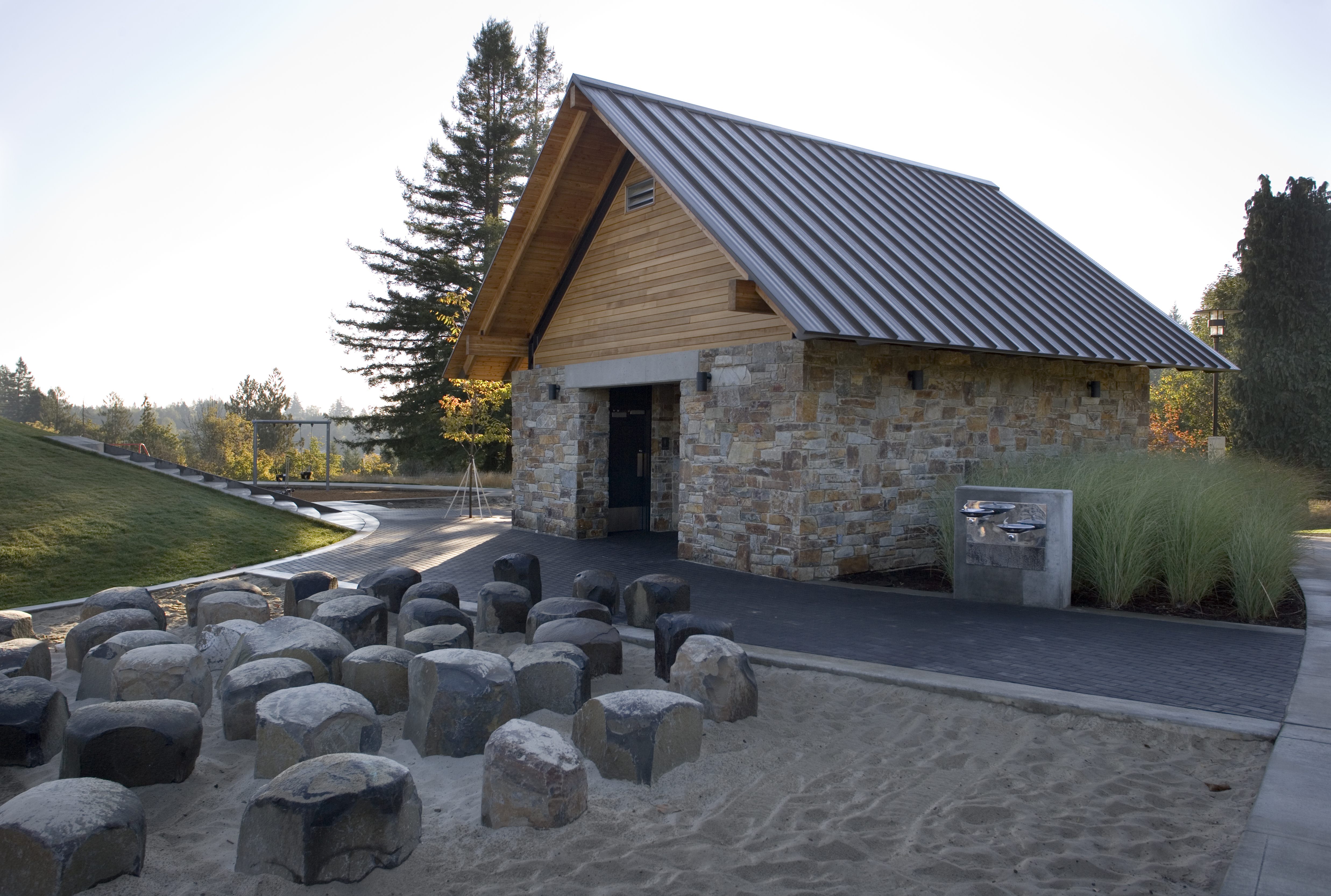 Wilsonville Park Structures & Historic Barn by Hennebery Eddy Architects Architizer