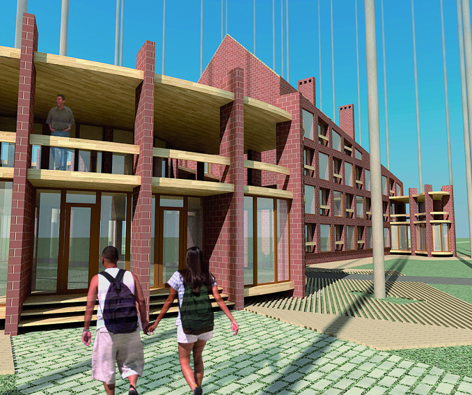 Reconstruction of building - Architizer