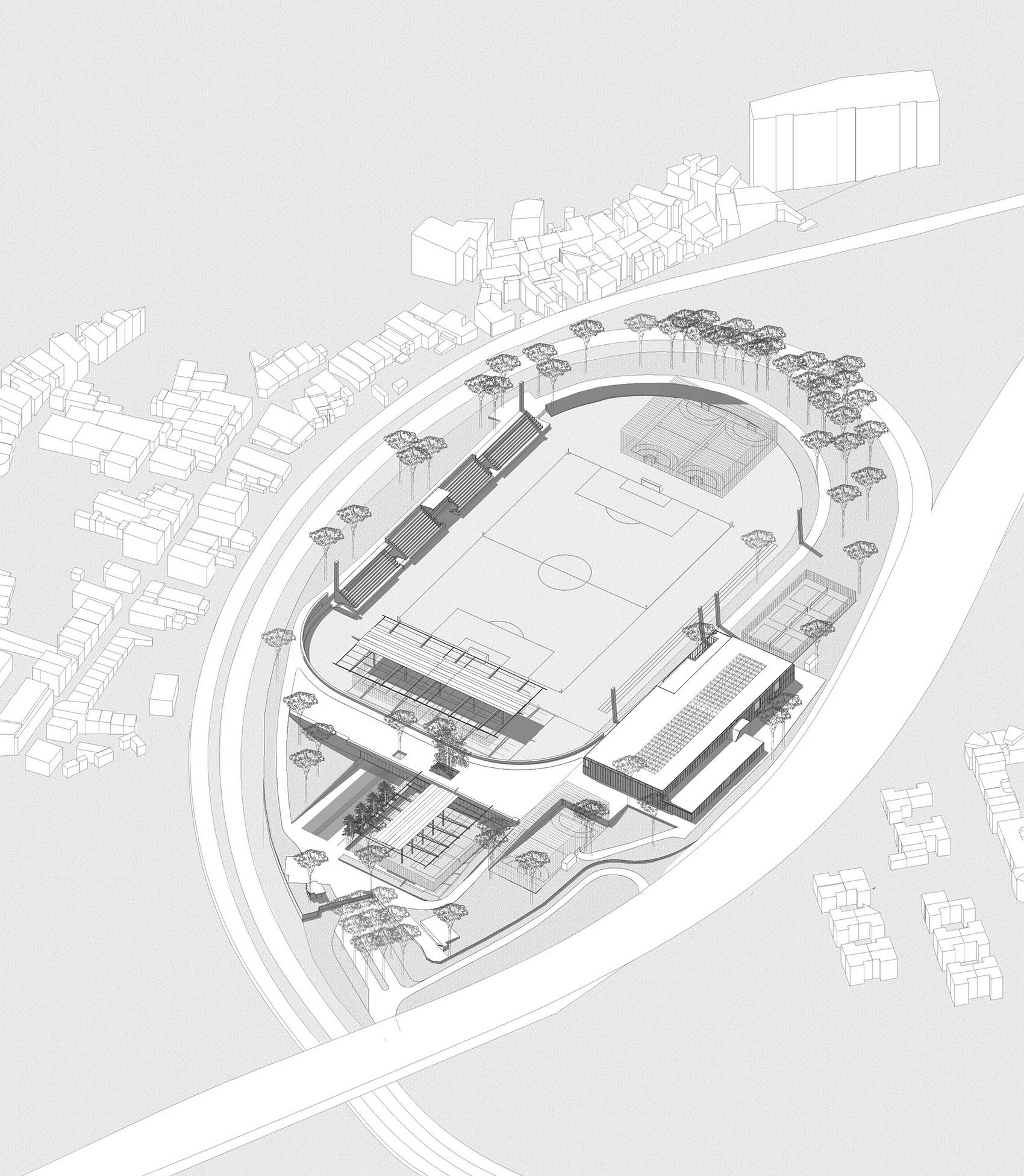 University Stadium by DOME architecture Architizer