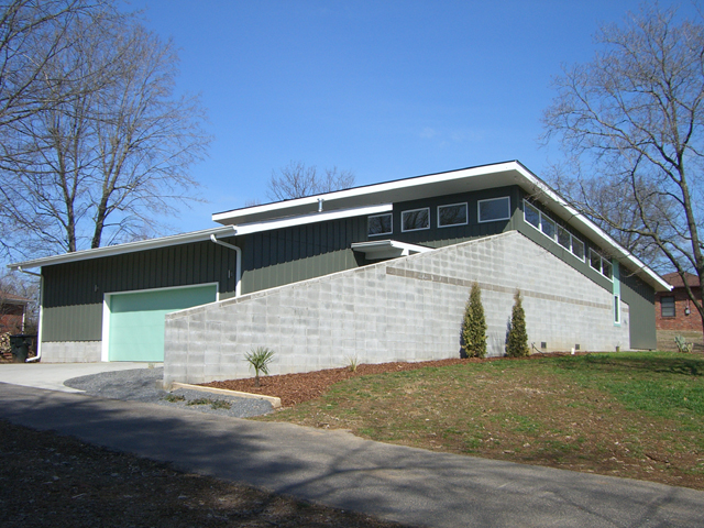New Mid Century Modern in East Nashville by Ryan Thewes Architect
