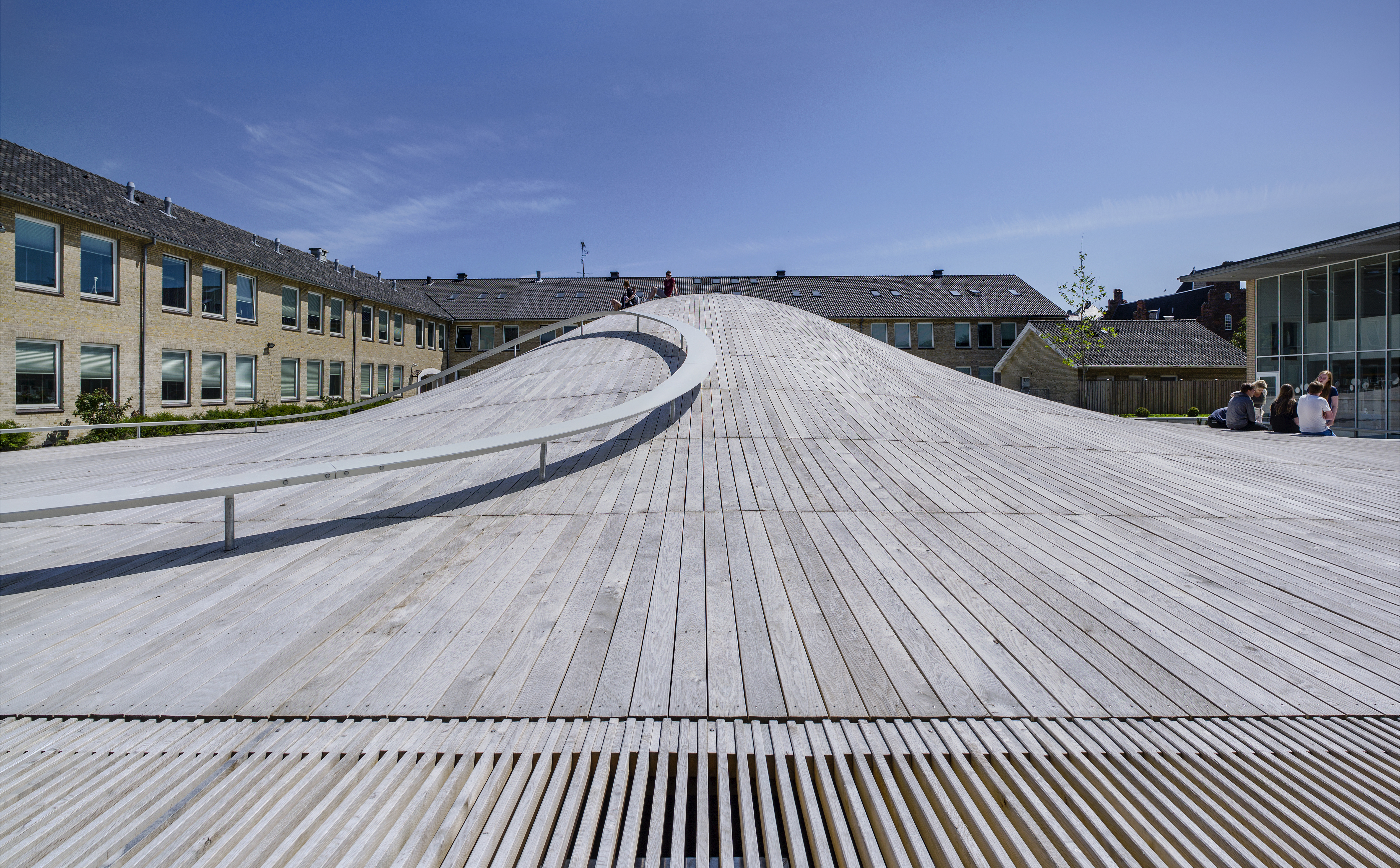 Gammel Hellerup Gymnasium MultiPurpose Hall by BIG Bjarke Ingels