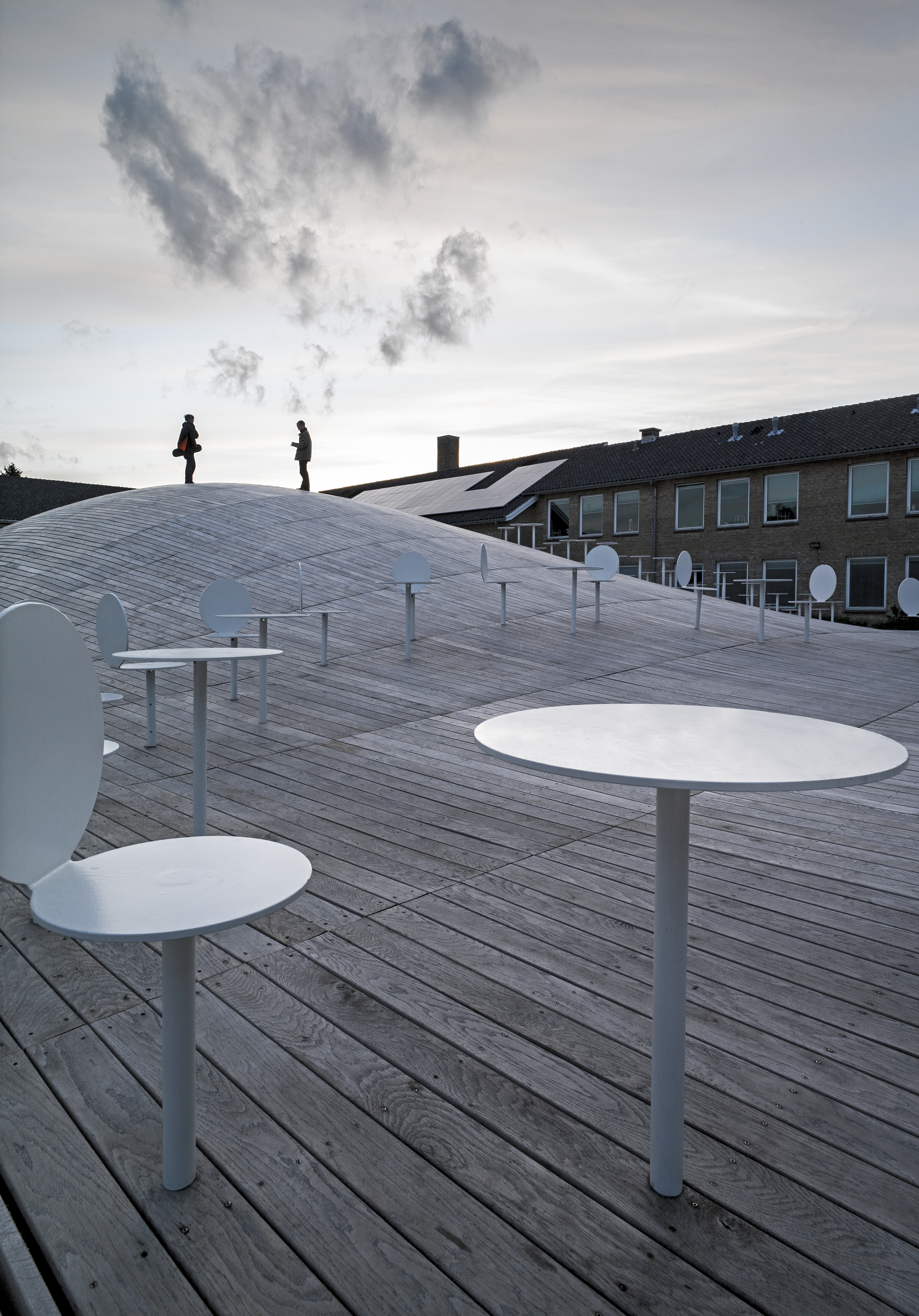 Gammel Hellerup Gymnasium MultiPurpose Hall by BIG Bjarke Ingels