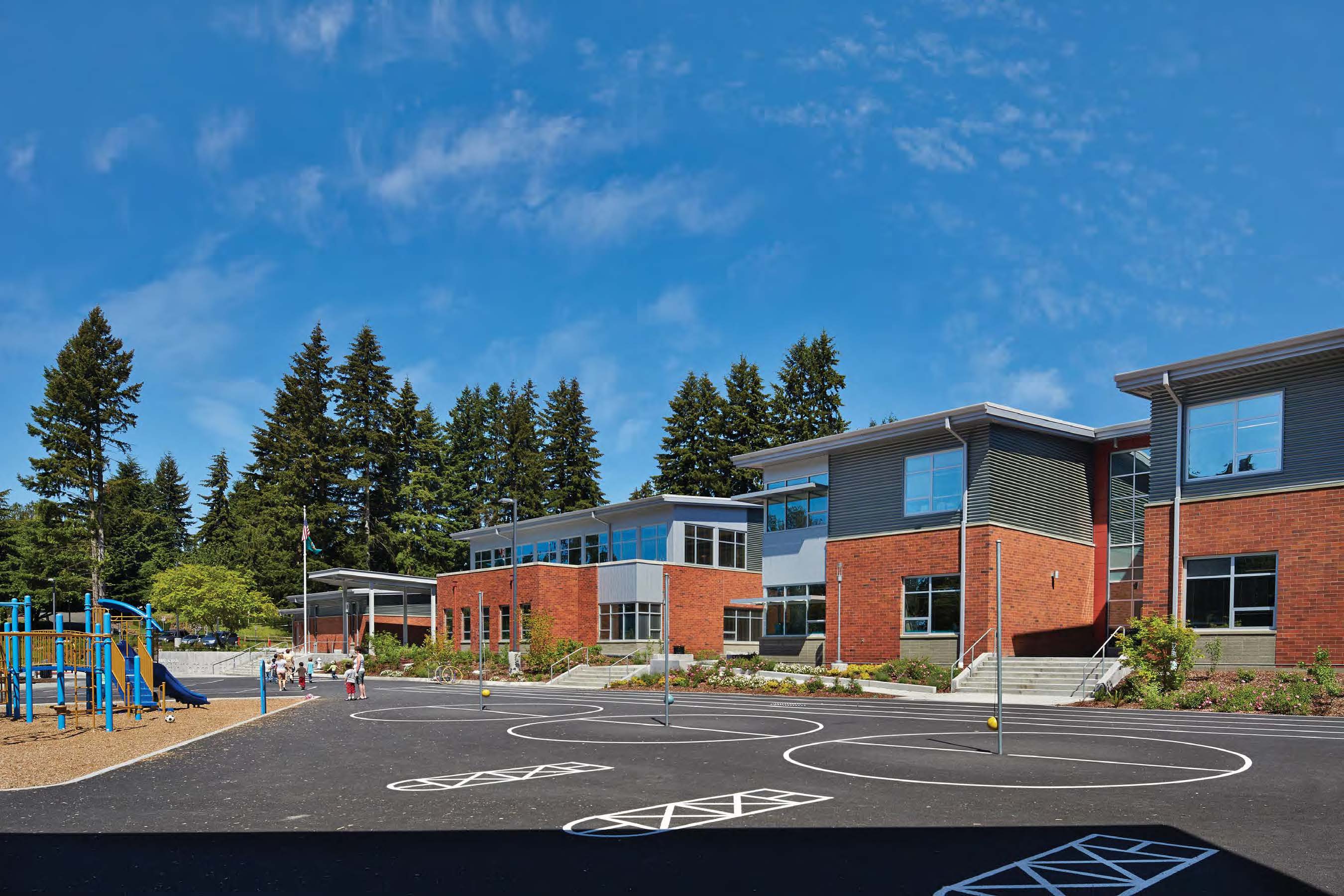 Helen Keller Elementary School, Lake Washington School District by BLRB