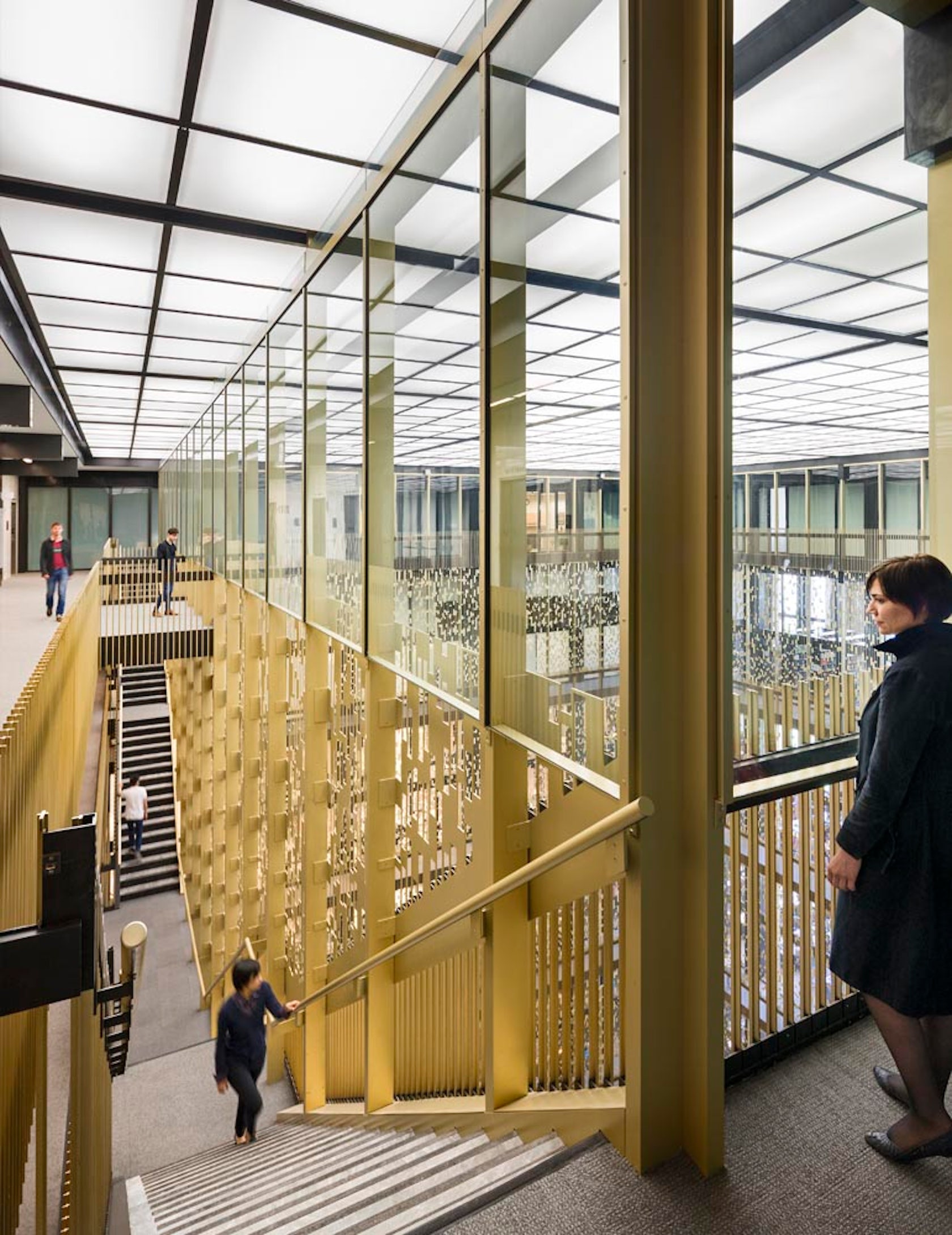 NYU Bobst Library Pixel Veil by Joel Sanders Architect Architizer