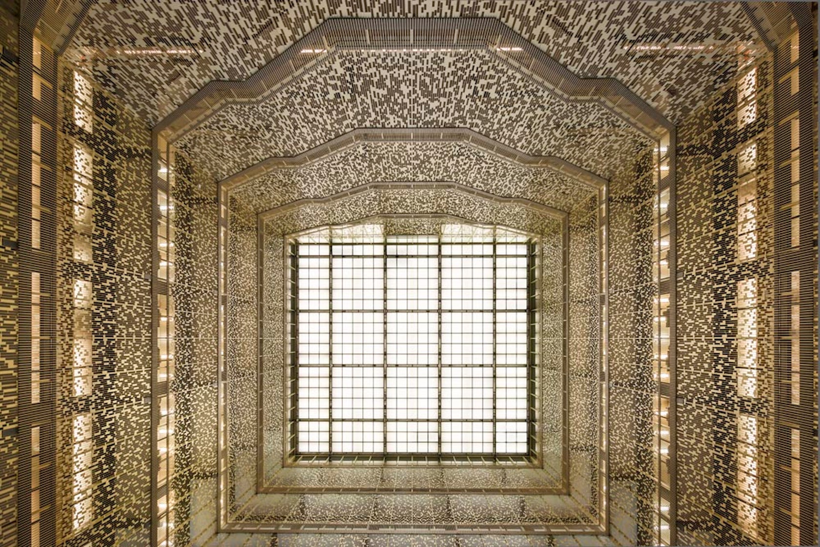 NYU Bobst Library Pixel Veil by Joel Sanders Architect Architizer