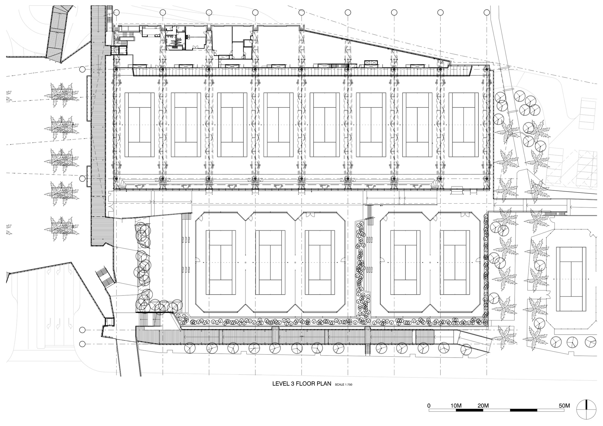 National Tennis Center by Jackson Architecture Architizer