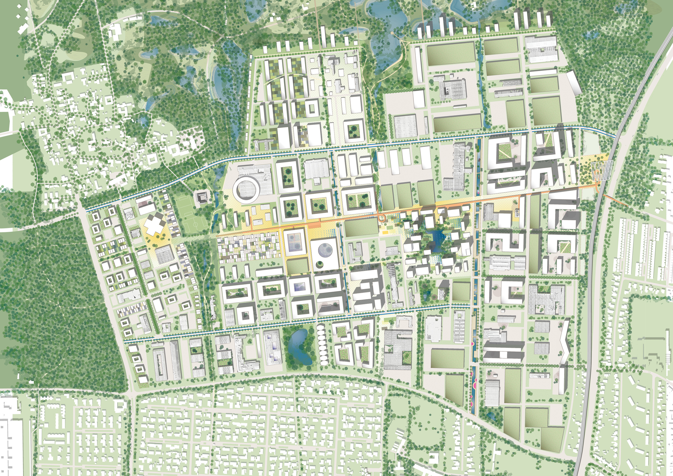 Hersted Industrial Park Masterplan Architizer