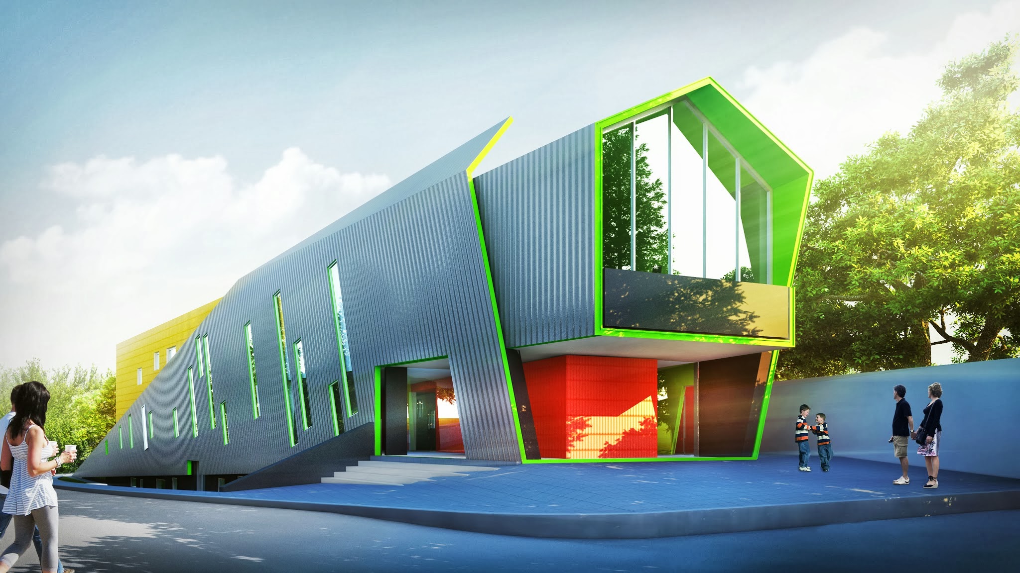  KITA Kindergarten by Conveyer - Architizer 