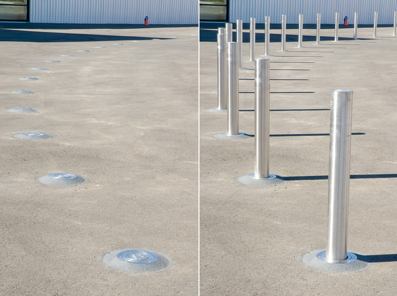 Retractable Bollards