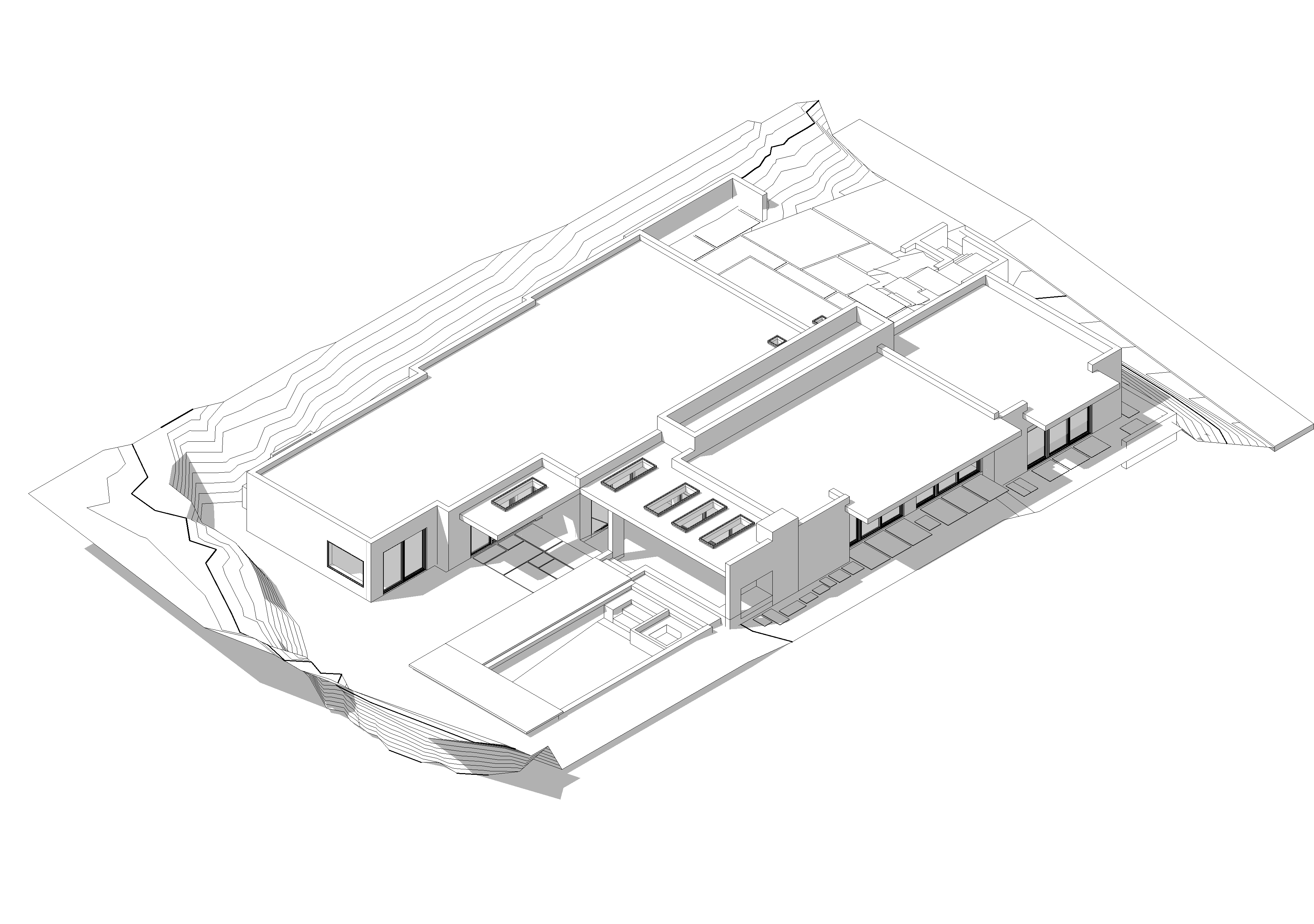 Valley Fair Parking Deck & Lobby Schematic Design by Ronald Frink