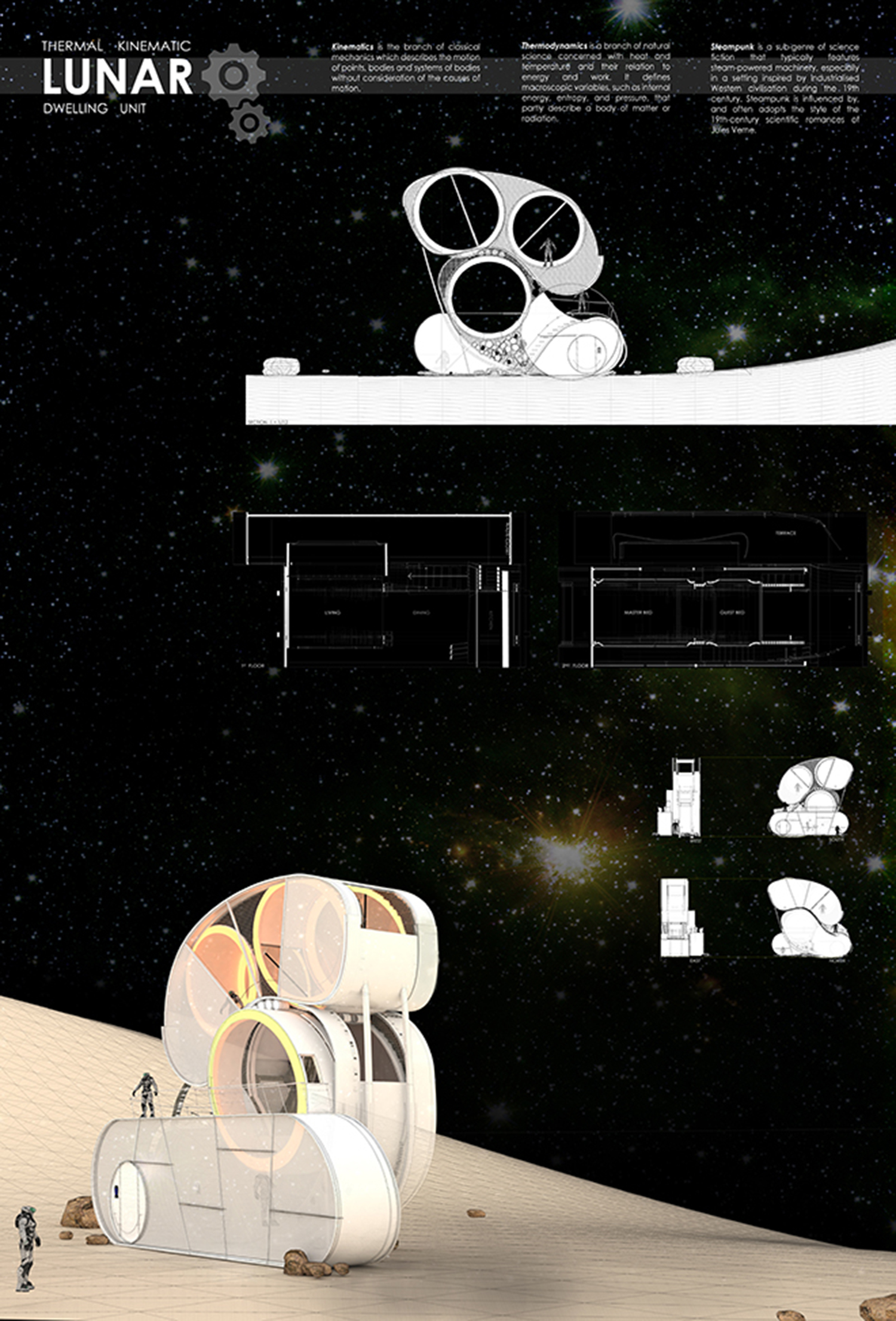 D8 BioMimetic Thermal Dwelling Pod by Adam Mahardy UF Undergraduate