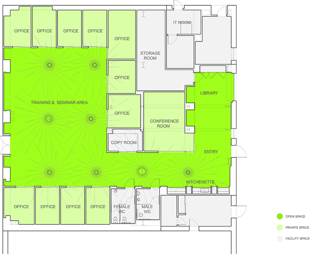 Skid Row Housing Trust Management Offices by Lorcan O'Herlihy