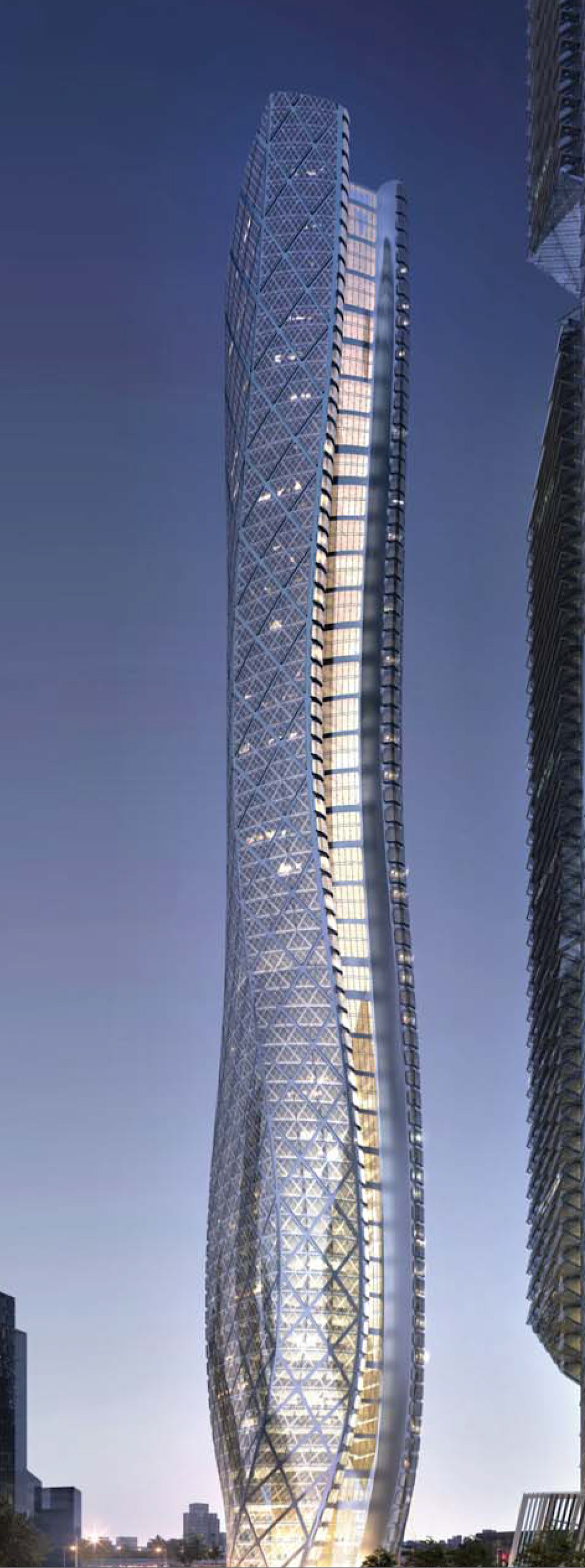 Wave Tower By Adrian Smith Gordon Gill Architecture Architizer