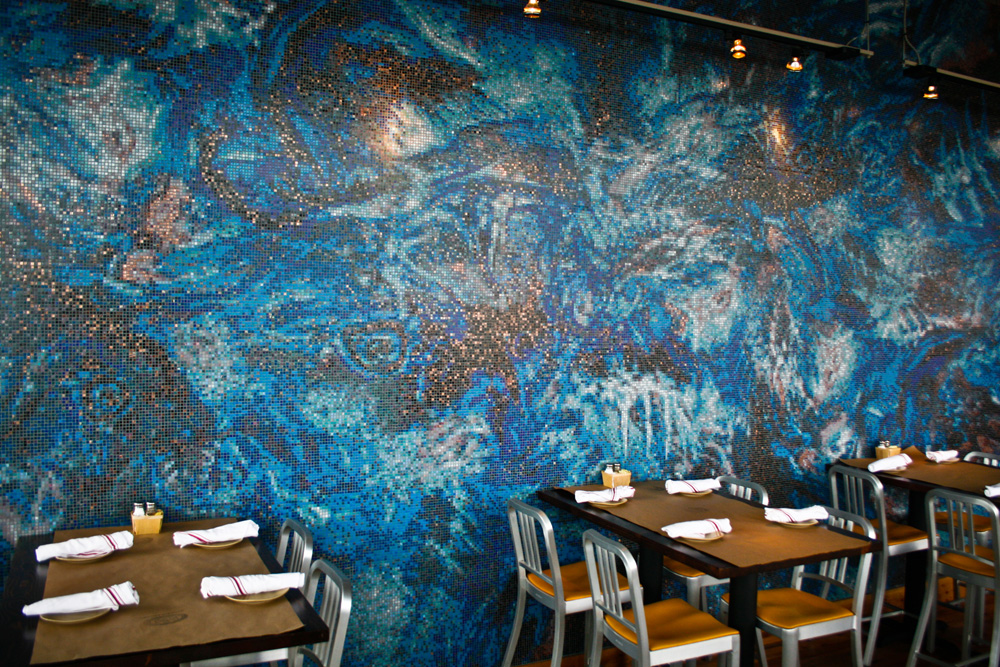 "Fish In Turmoil" Mosaic for Legal Harborside - Boston, MA