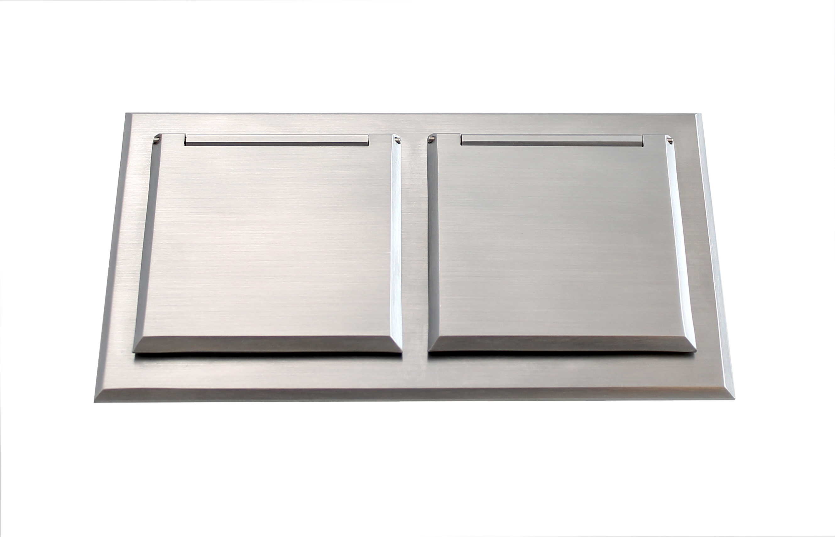 Double Outlet with Square Covers