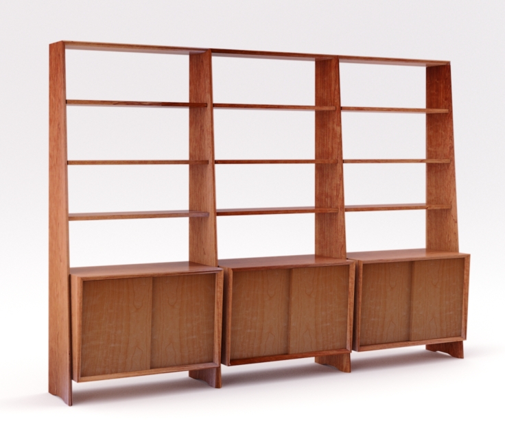Modena Modular Standing Bookcase