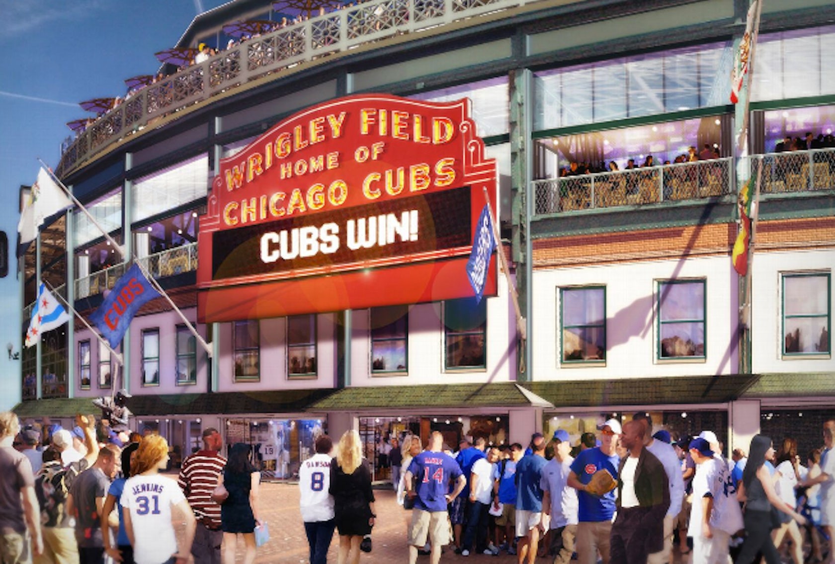 A Look At Wrigley Field 100 Years Ago and Today - Curbed Chicago