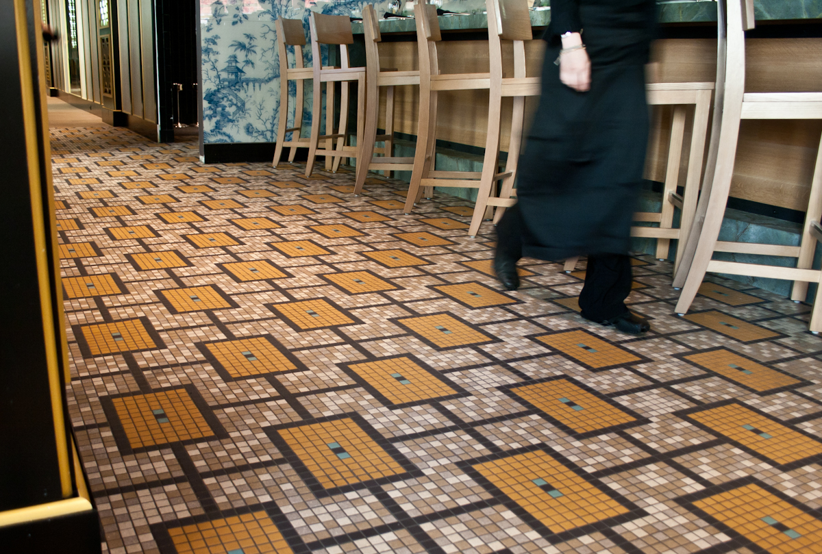 Custom Floor Mosaic for Empire Restaurant - Boston, MA