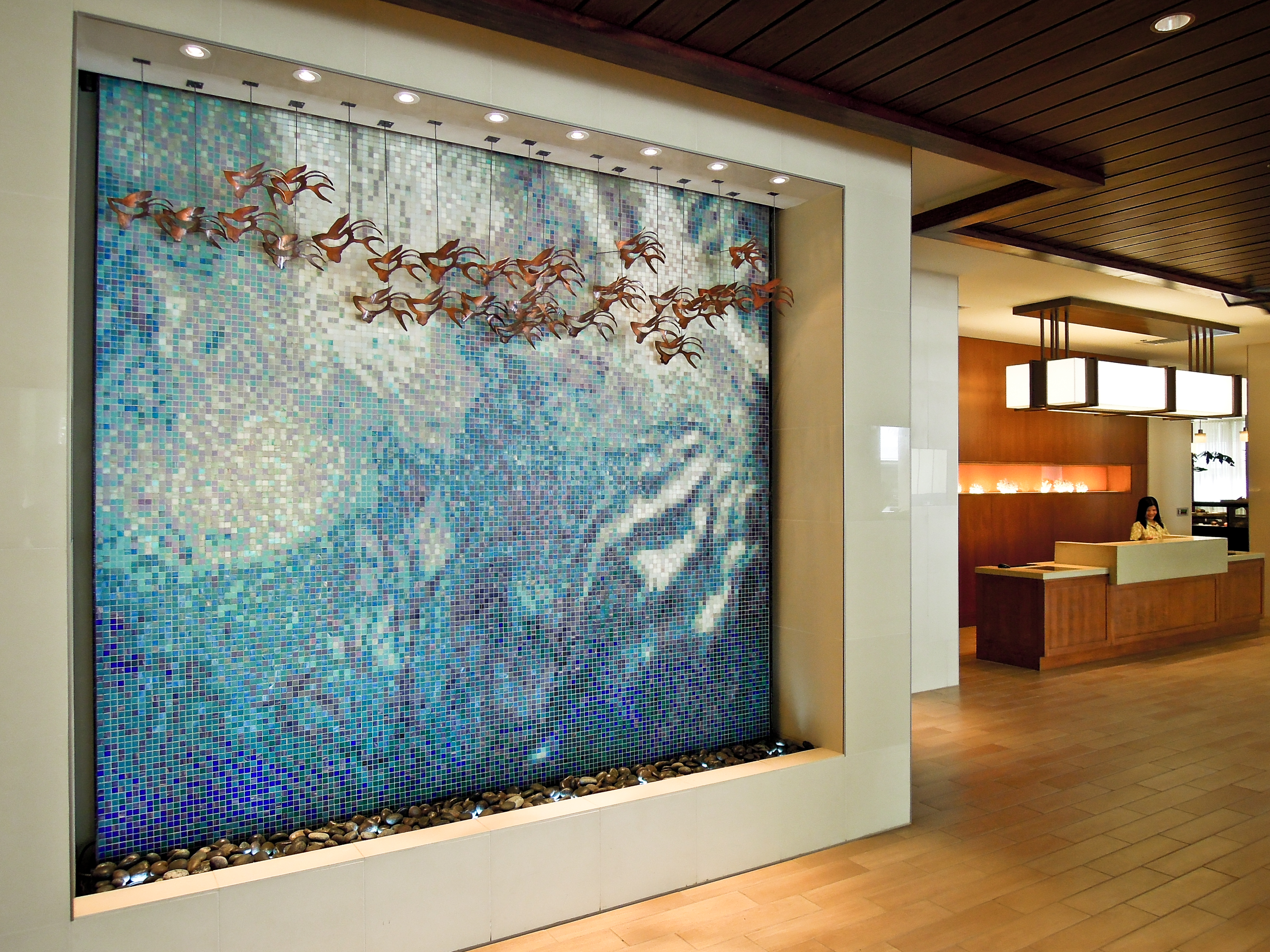 Custom Wall Mosaic for the Hyatt Place Waikiki - Honolulu, HI