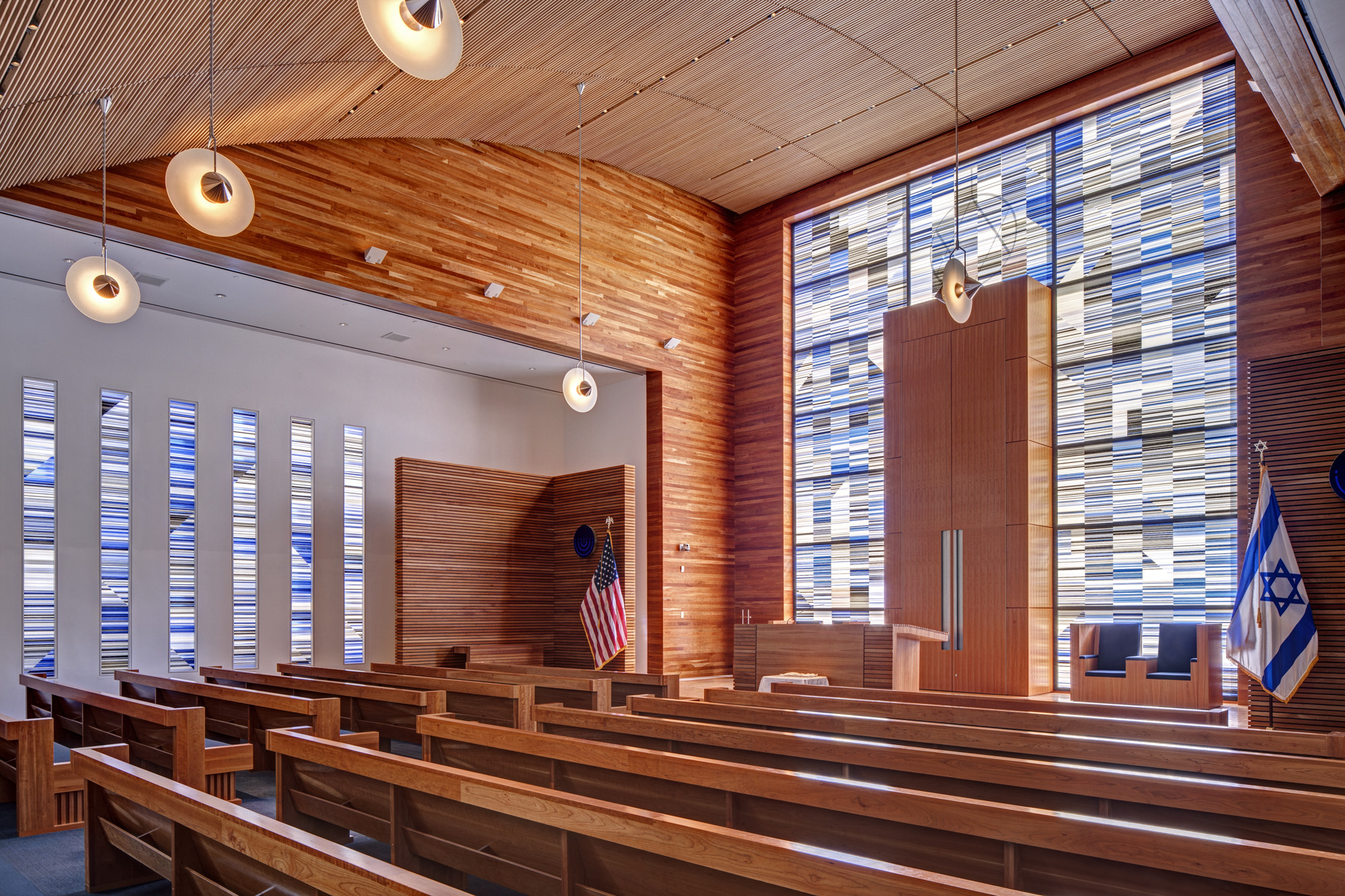 Temple Har Shalom Windows by Bullseye Studio Architizer