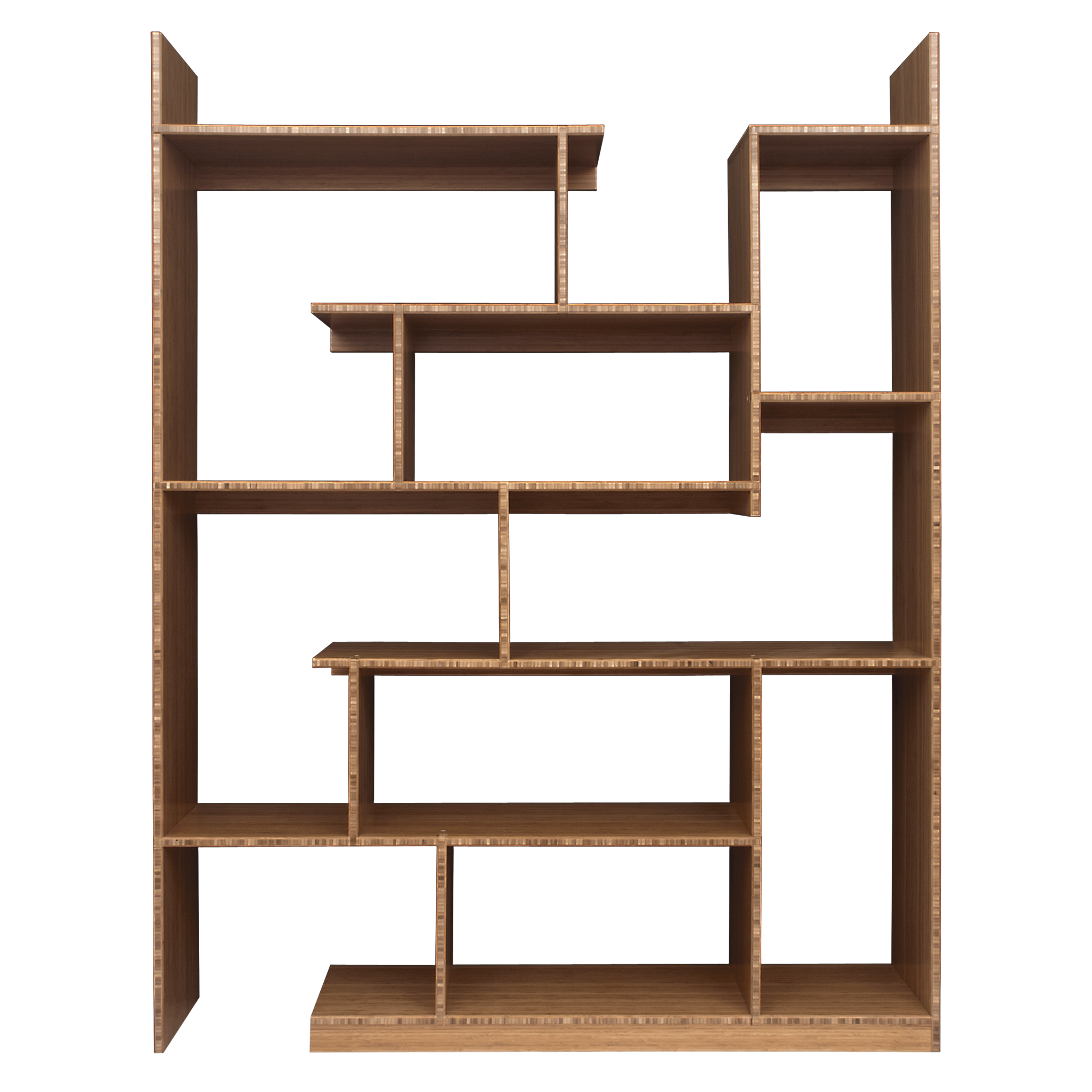 Bamboo Stagger Shelving