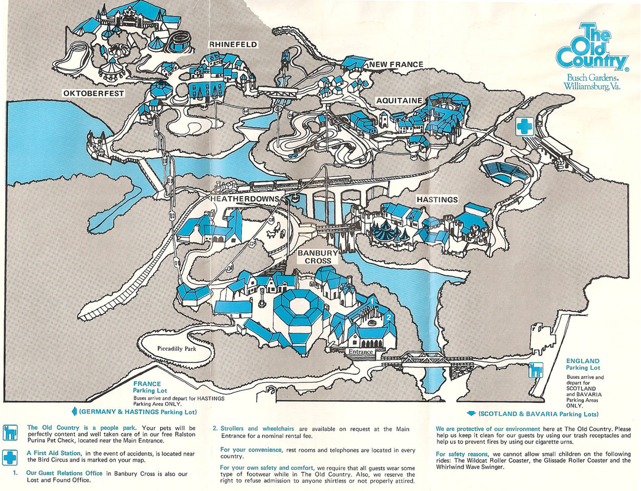 32 Thrilling Theme Park Maps To Get Your Adrenaline Pumping