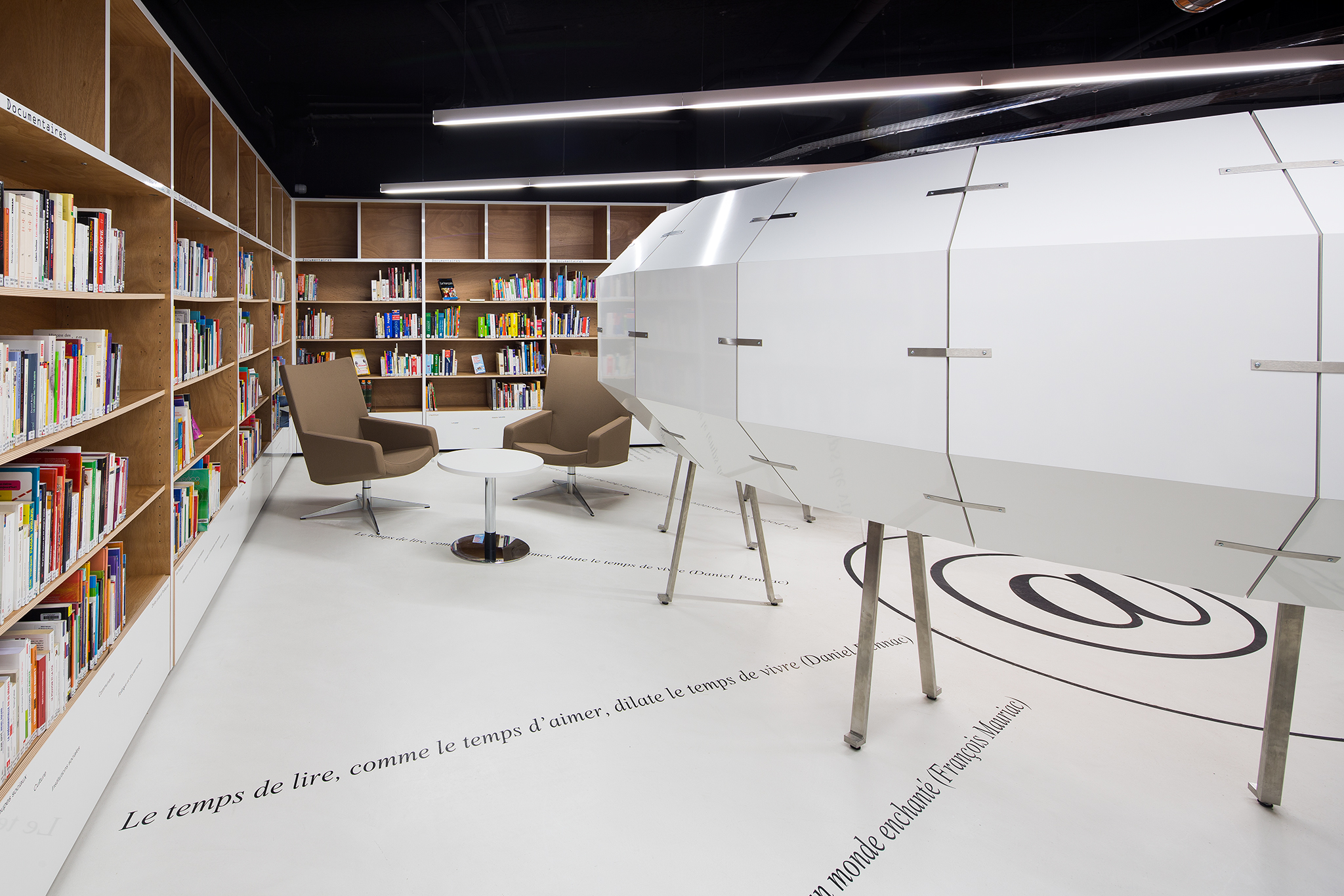 Le Bourget Library by RANDJA Farid Azib Architectes Architizer