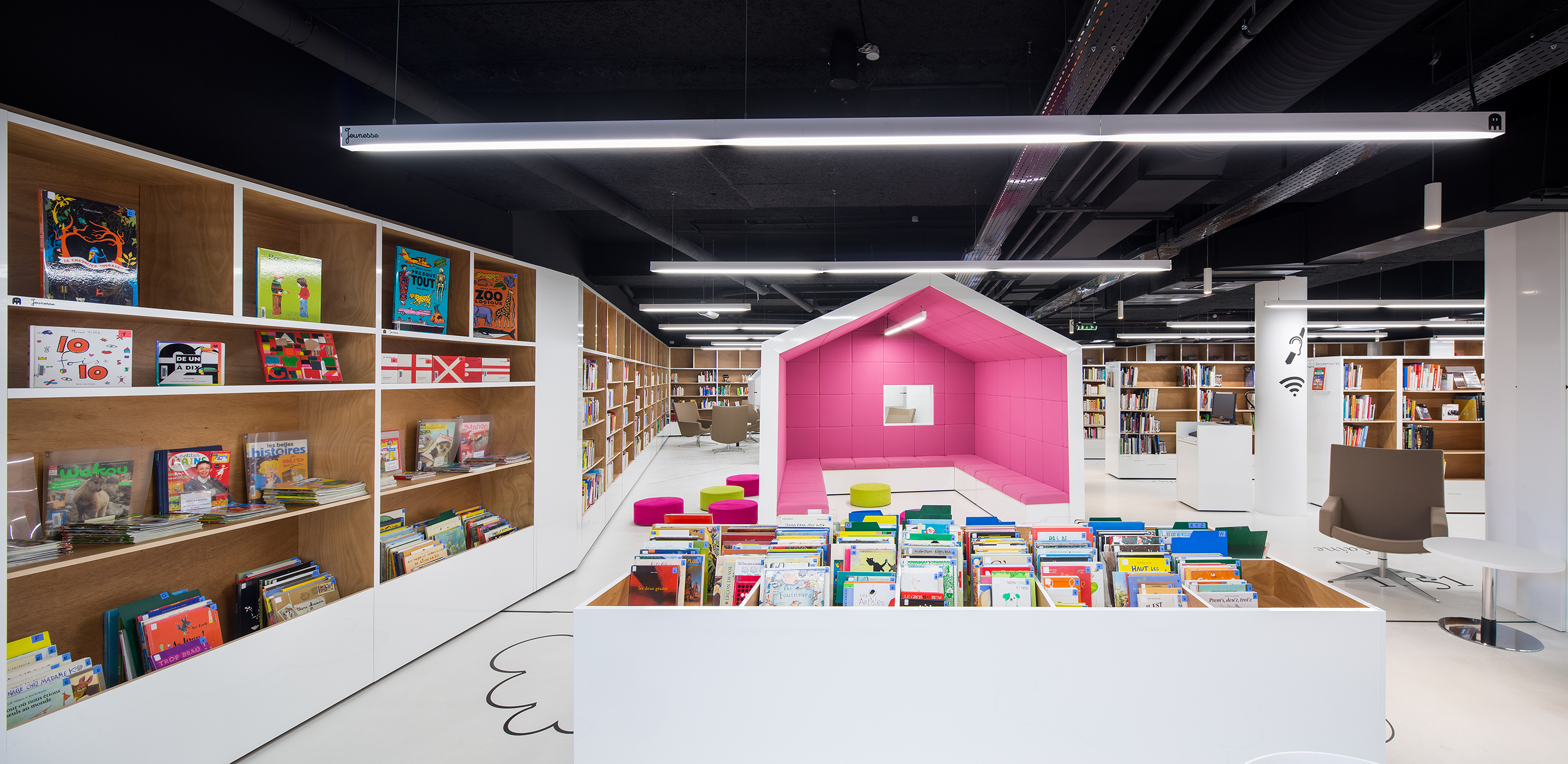 Le Bourget Library by RANDJA Farid Azib Architectes Architizer
