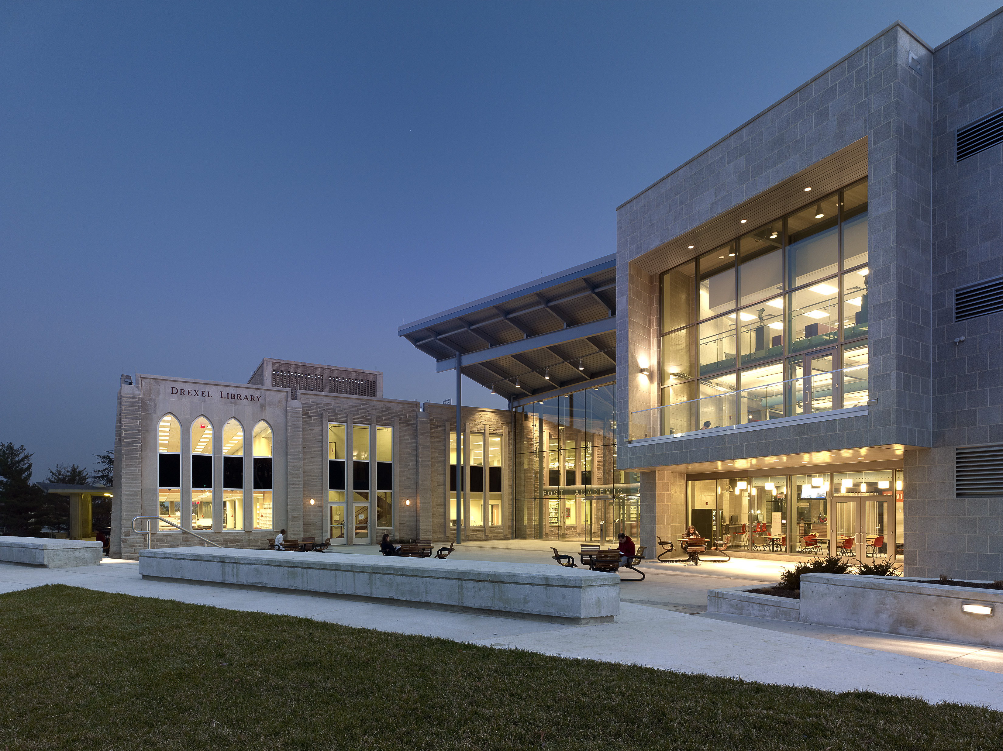 Post Learning Commons, St. Joseph's University by BWA architecture