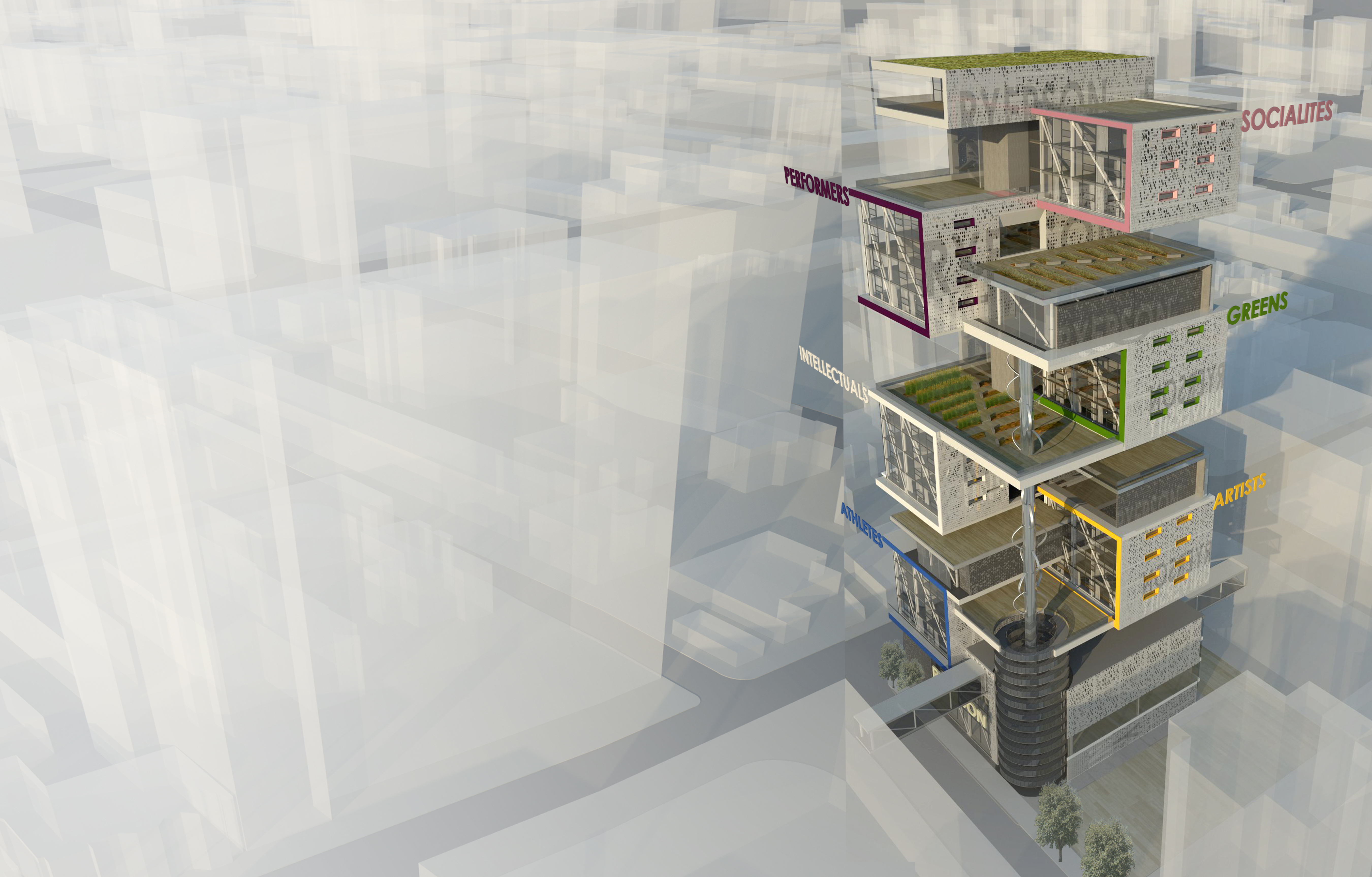 Ryerson Student Housing Competition by Fougeron Architecture Architizer
