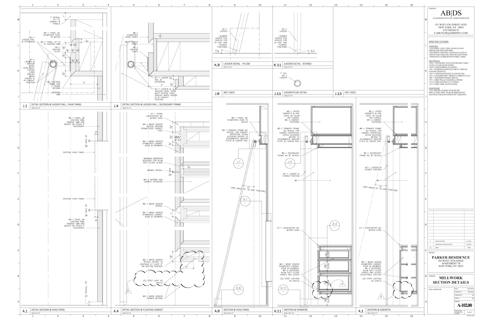 West 76th Street Residence by Alexander Butler | Design Services, LLC ...