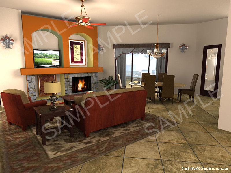 3D Interior Rendering Services by 3D Rendering India - Architizer