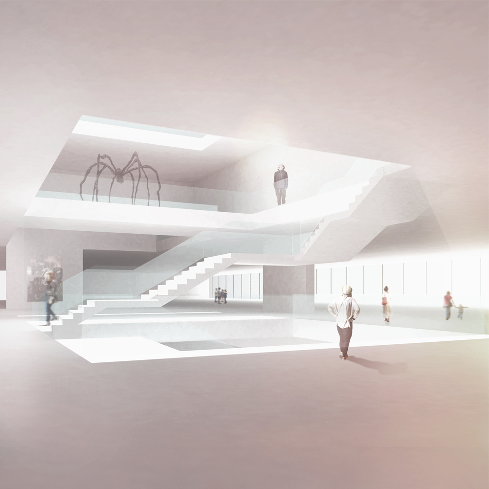 New National Gallery & Ludwig Museum by MBA/S architecture urbanism