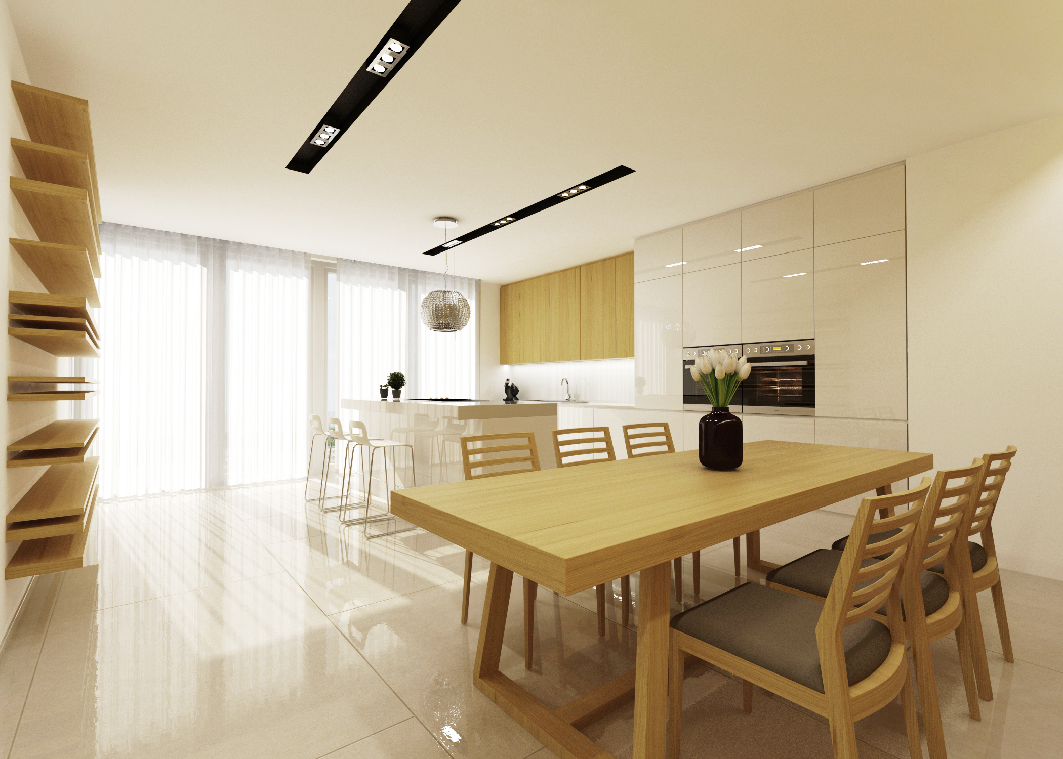 Interior design of apartment in Bratislava, Slovakia by Cubica - Architizer