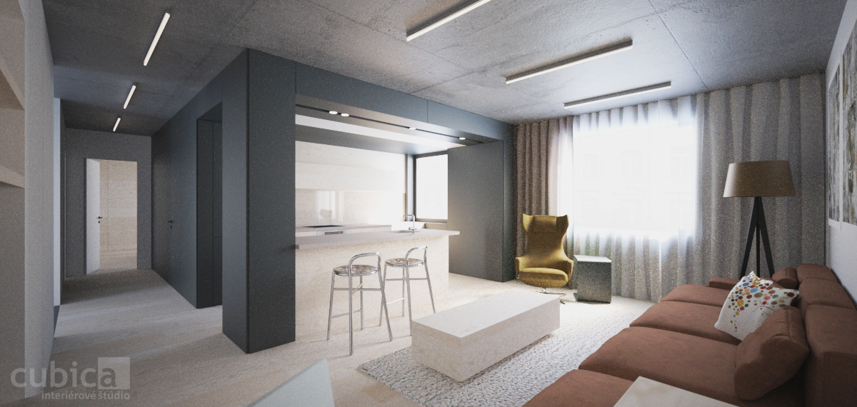 Interior design of apartment in Bratislava, Slovakia by Cubica - Architizer
