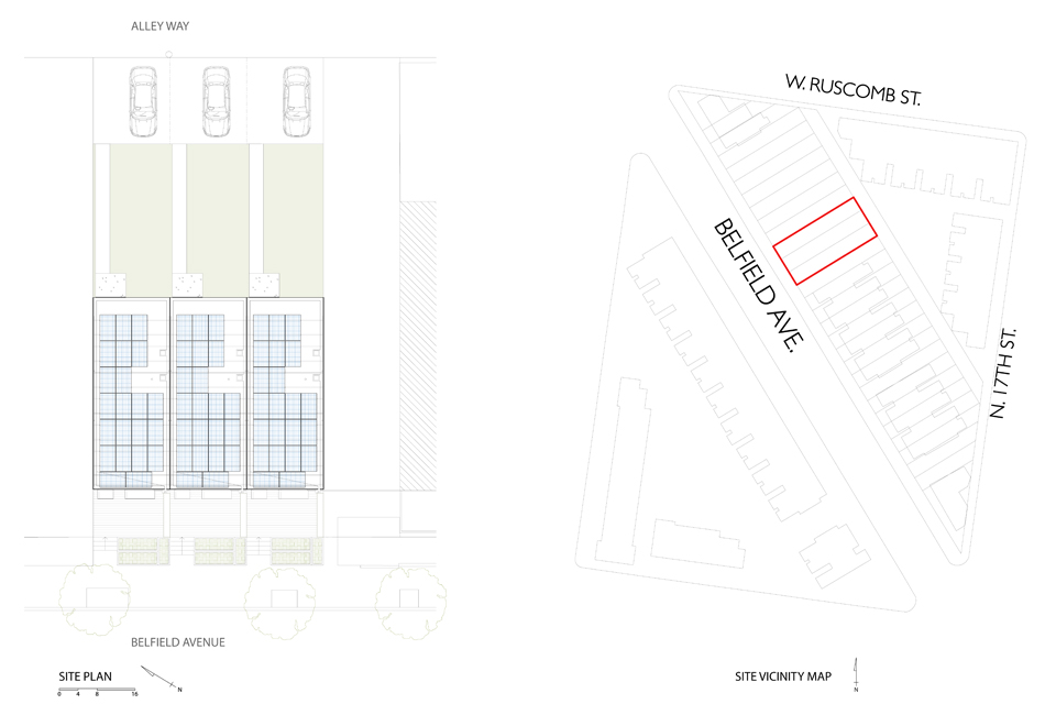 Belfield Townhomes by Onion Flats Architizer