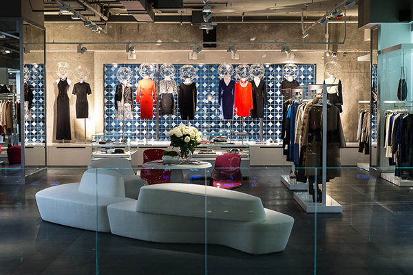 "Babochka" luxury multi brand concept store by Philolumière lighting