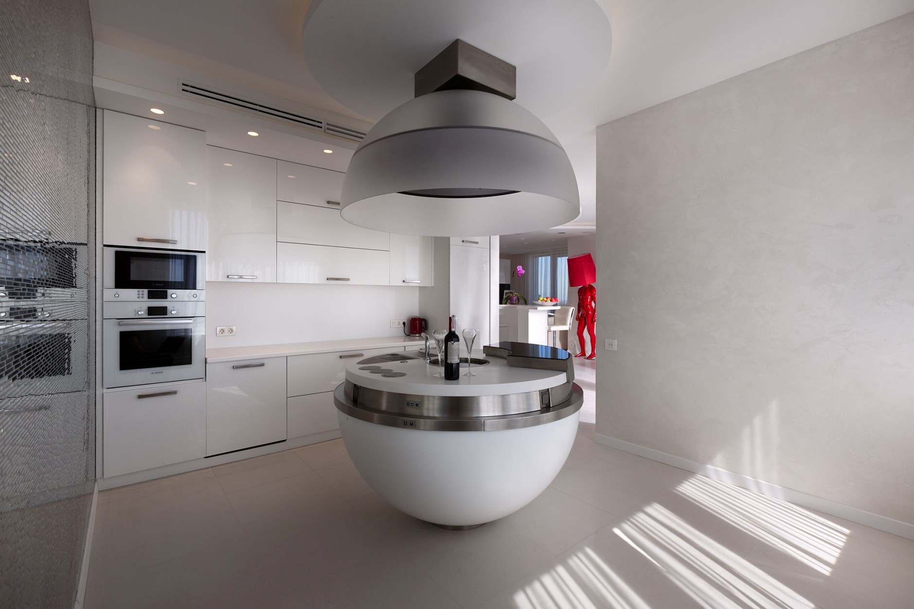 Future kitchen. интерьер кухни будущего. современные кухни будущего. самая технологичная кухня. кухня в стиле будущего.