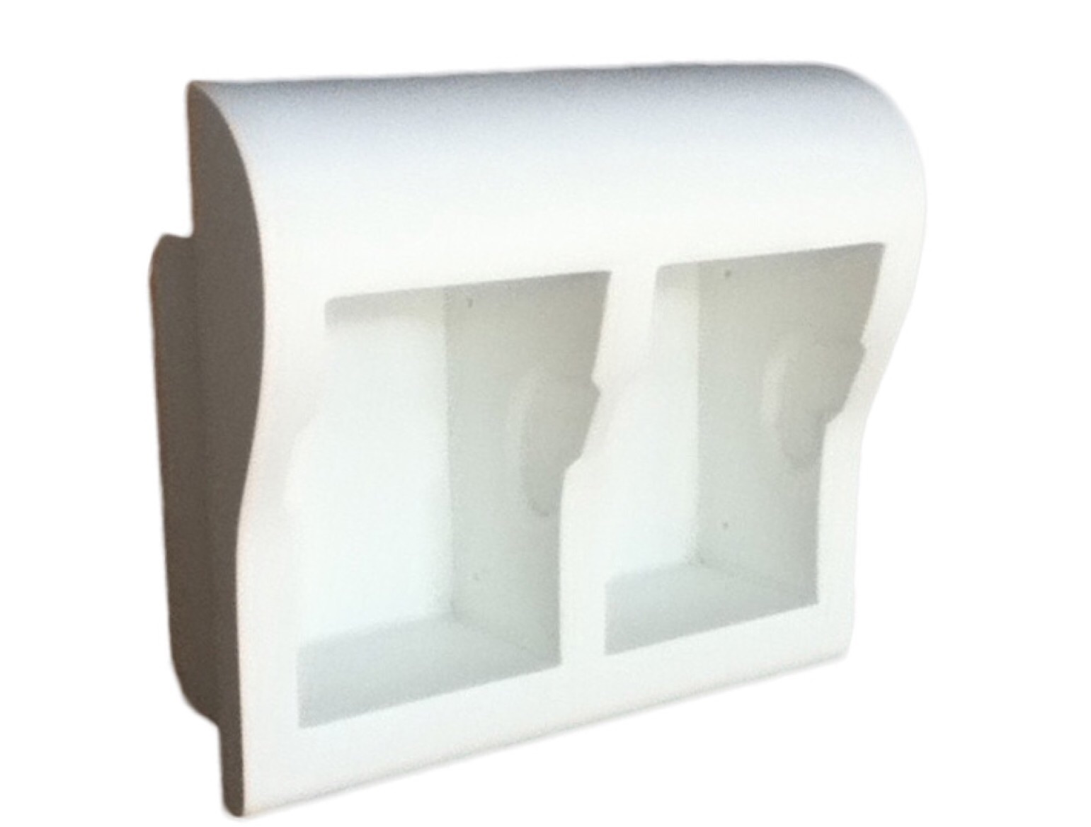 SolidCare™ Semi-Recessed Toliet Paper Dispenser, Ligature Resistant