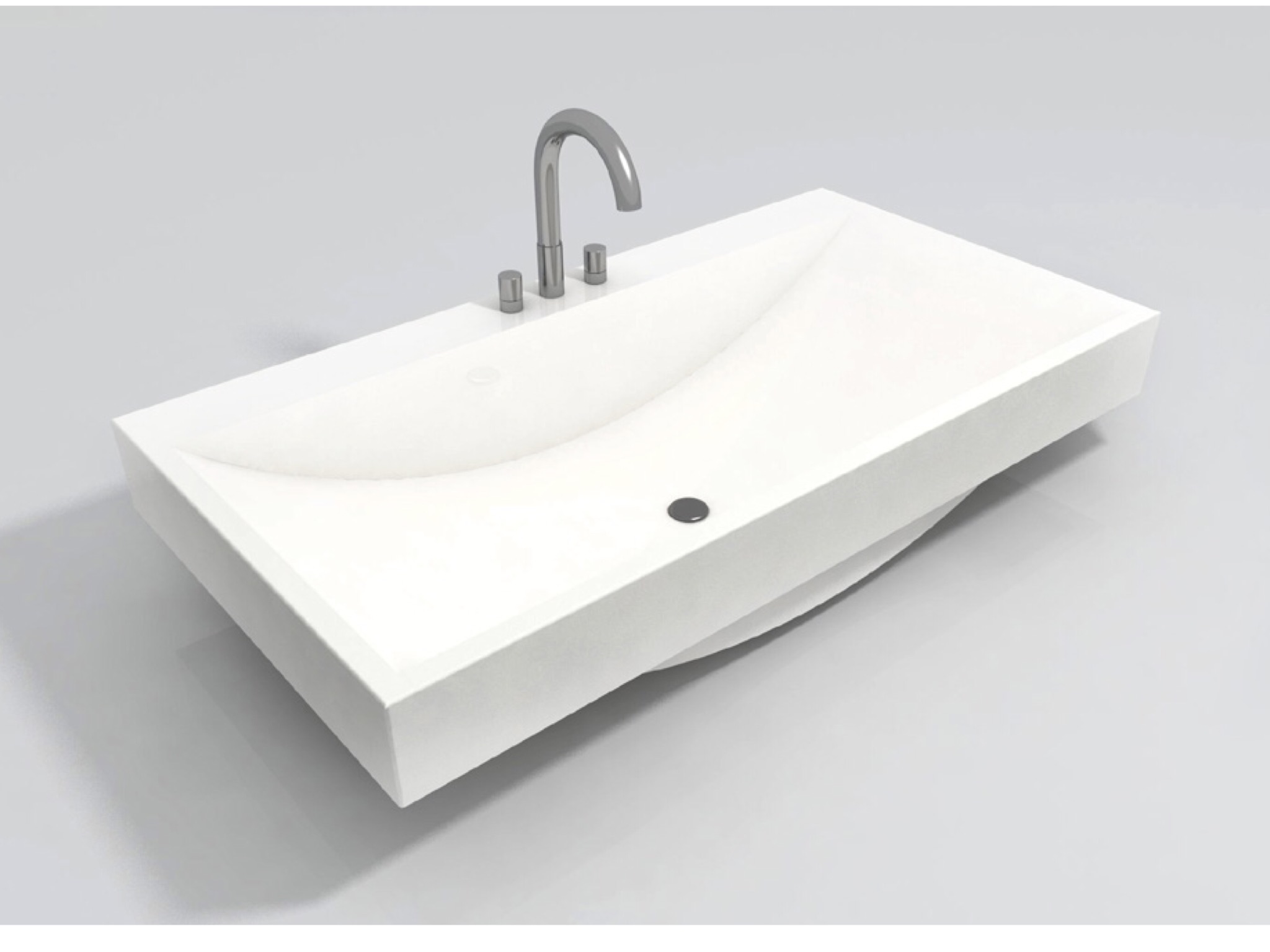 Sink Series 200-Semi Recessed Barrel Sink