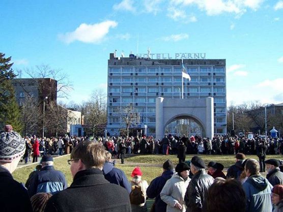 90 year from pronouncing Estonian Republic, monument by MAARUUM