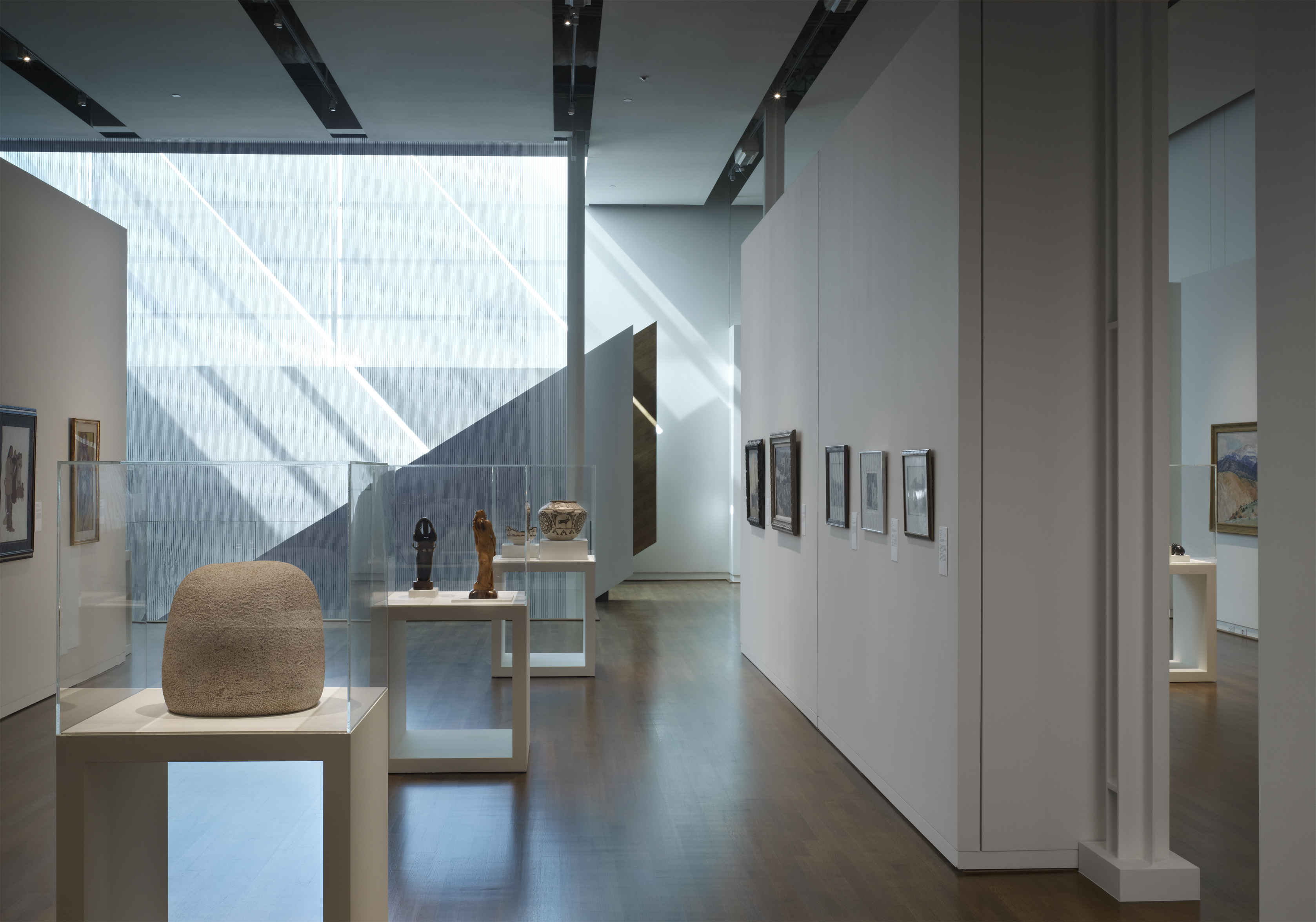 Fred Jones Jr. Museum of Art, The Stuart Wing and Adkins Gallery