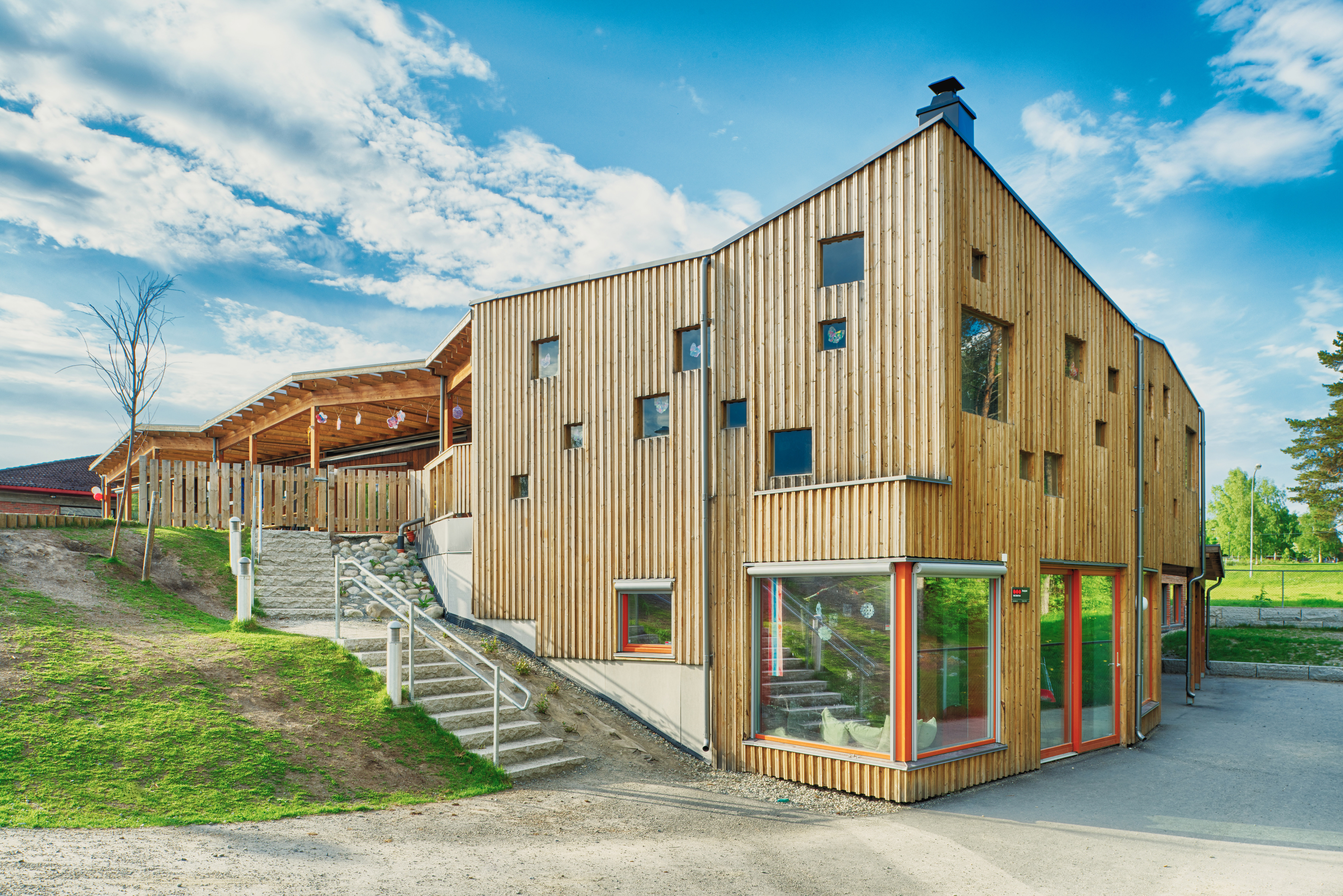  Kattem kindergarten by Skibnes Arkitekter AS - Architizer Illustration 