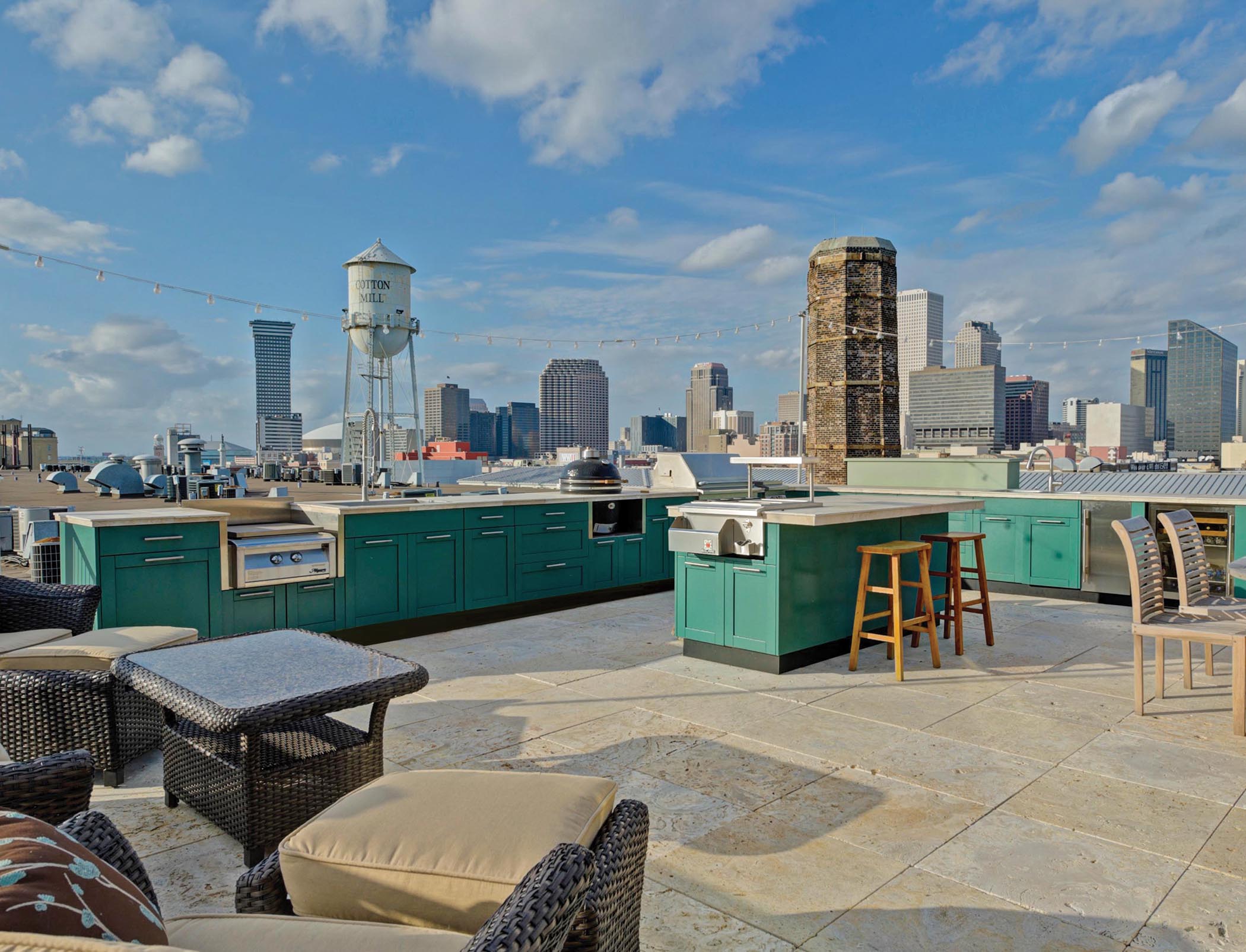 Rooftop Entertainment Areas