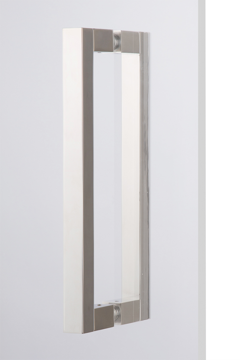 Square Back to Back Door Handles - DH3/BB