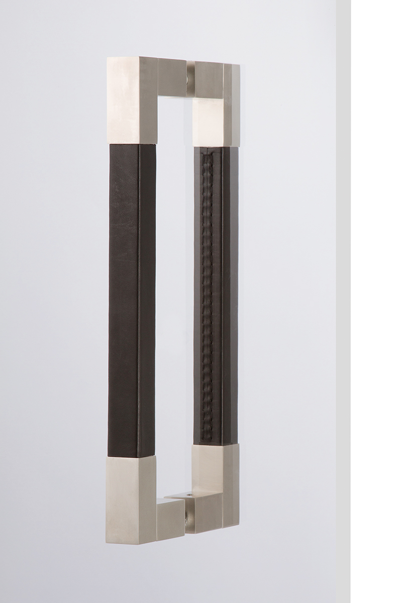 Back to Back Square Bar Door Handle - DH403/BB
