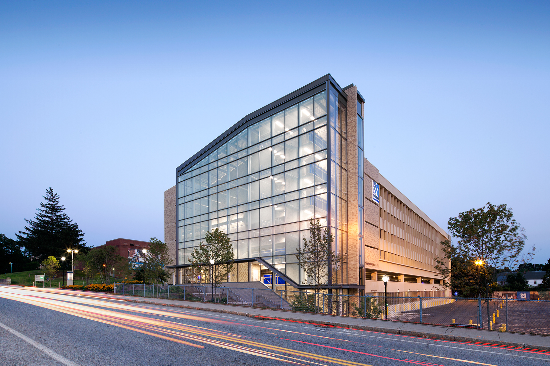 University of Massachusetts Lowell South Campus Parking Garage by