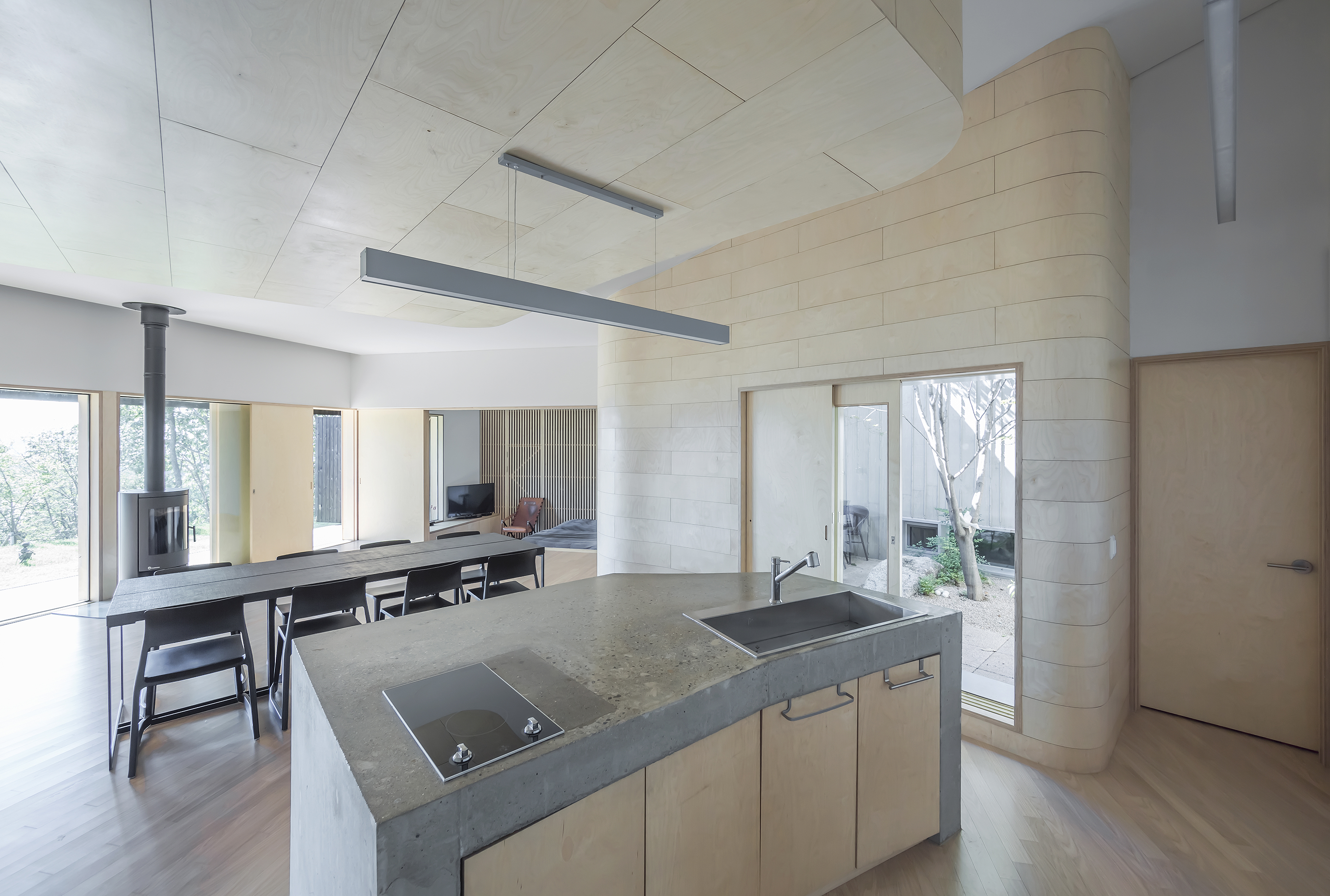 Tilt Roof House by BCHO Architects Associates Architizer