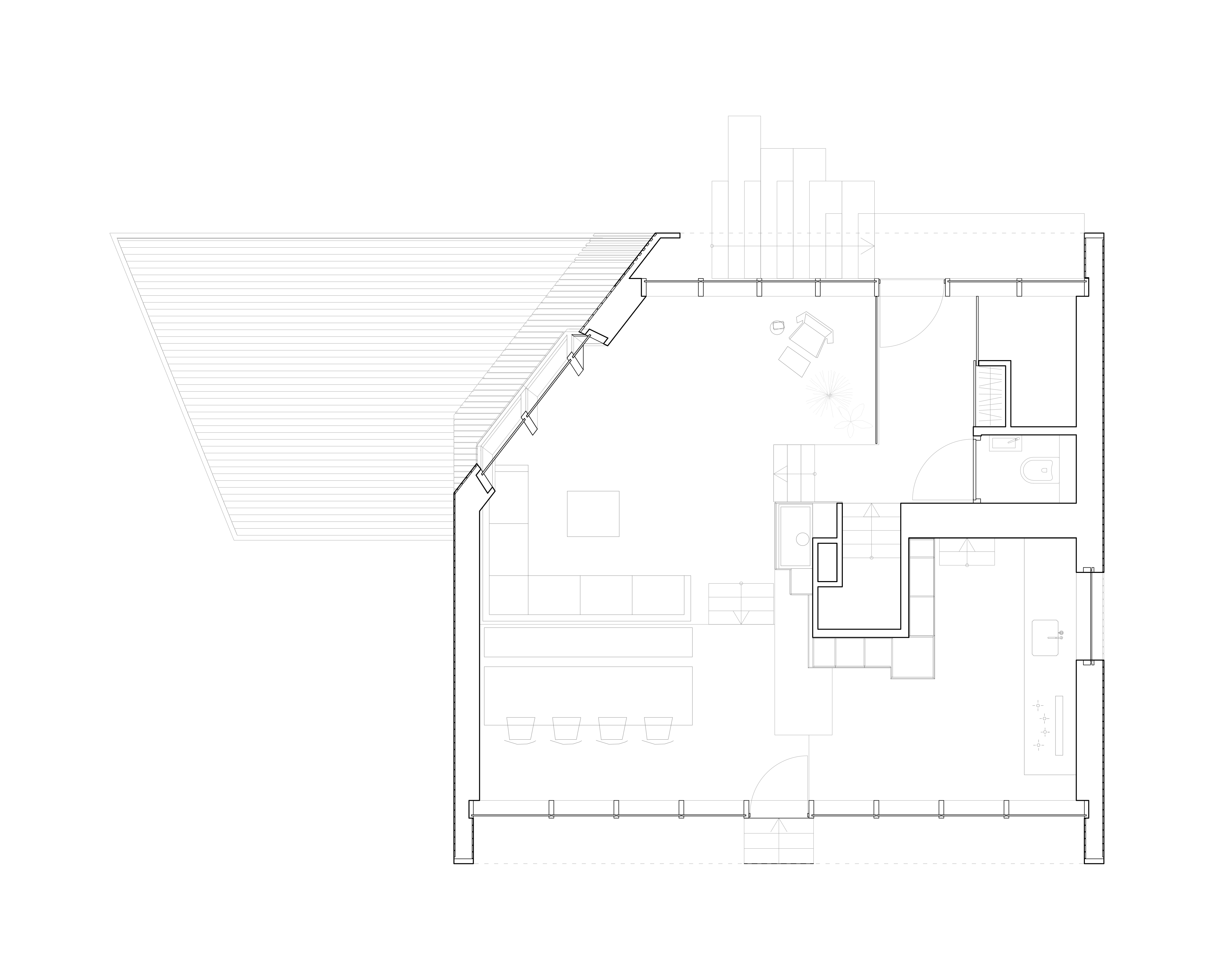 Mark plan. Dune House / Marc Koehler Architects.